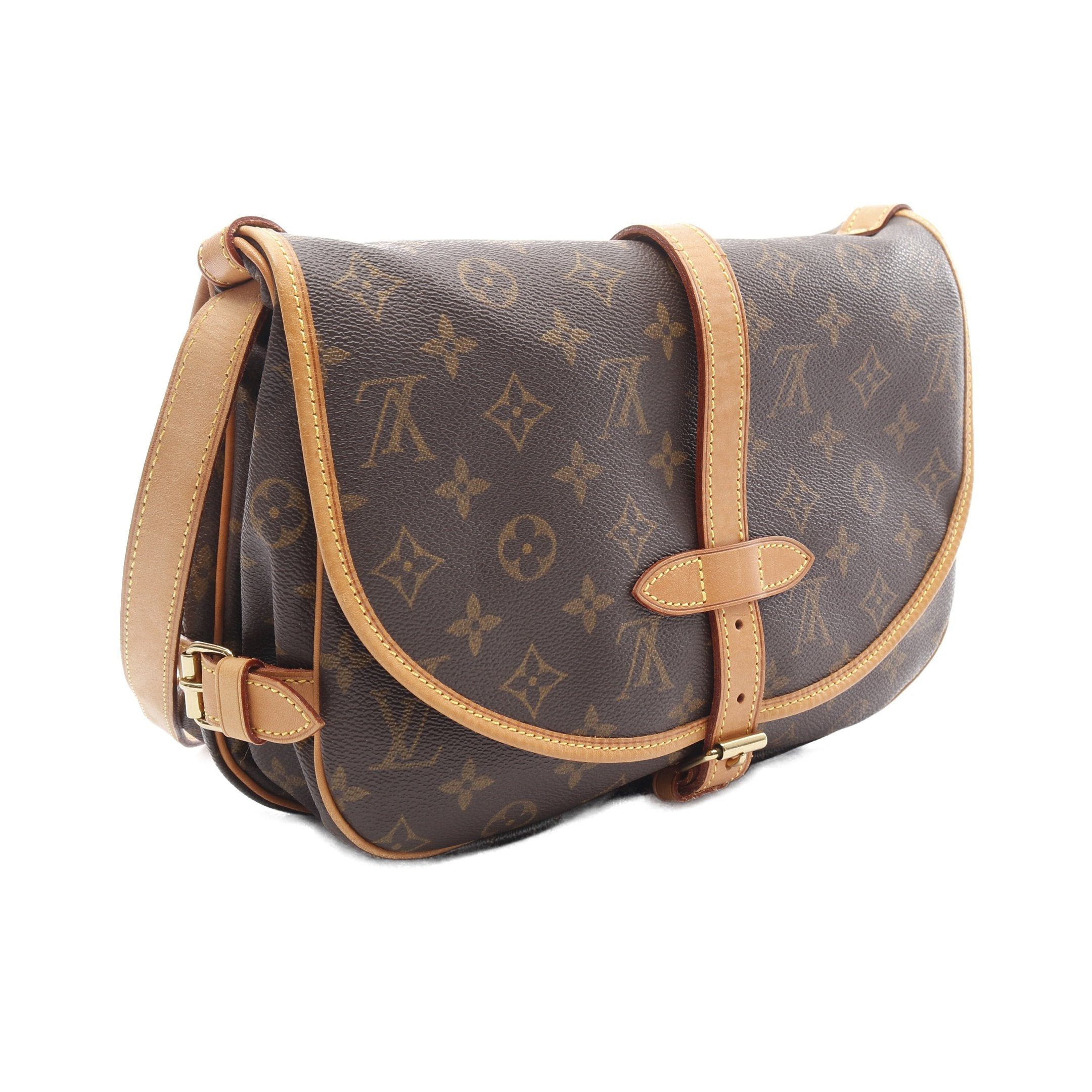 Louis Vuitton Louis Vuitton Saumur 30 Monogram Shoulder Bag Leather Brown Size ONE SIZE - 2 Thumbnail