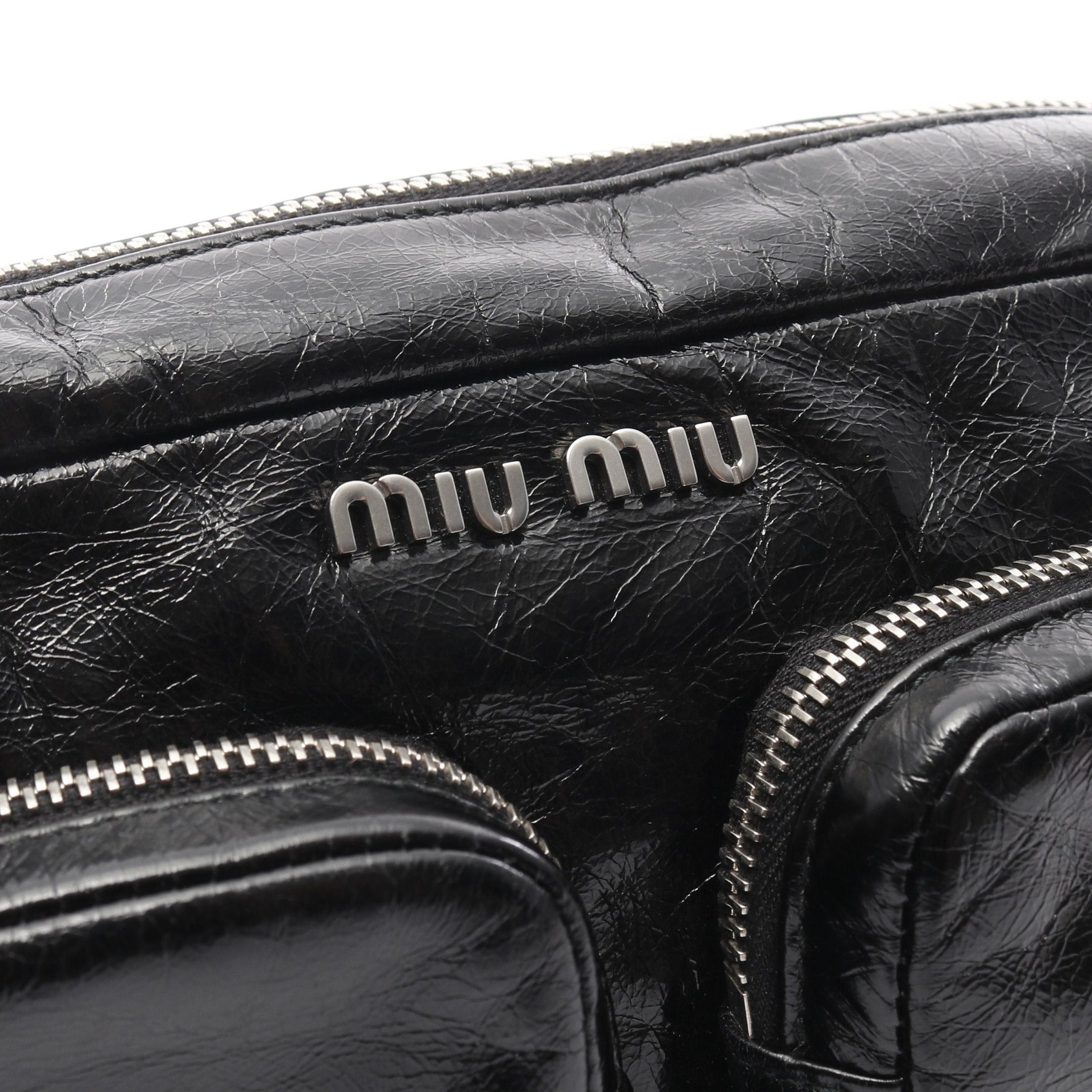 Miu Miu Miu Miu Shoulder Bag Leather Black Size ONE SIZE - 6 Thumbnail