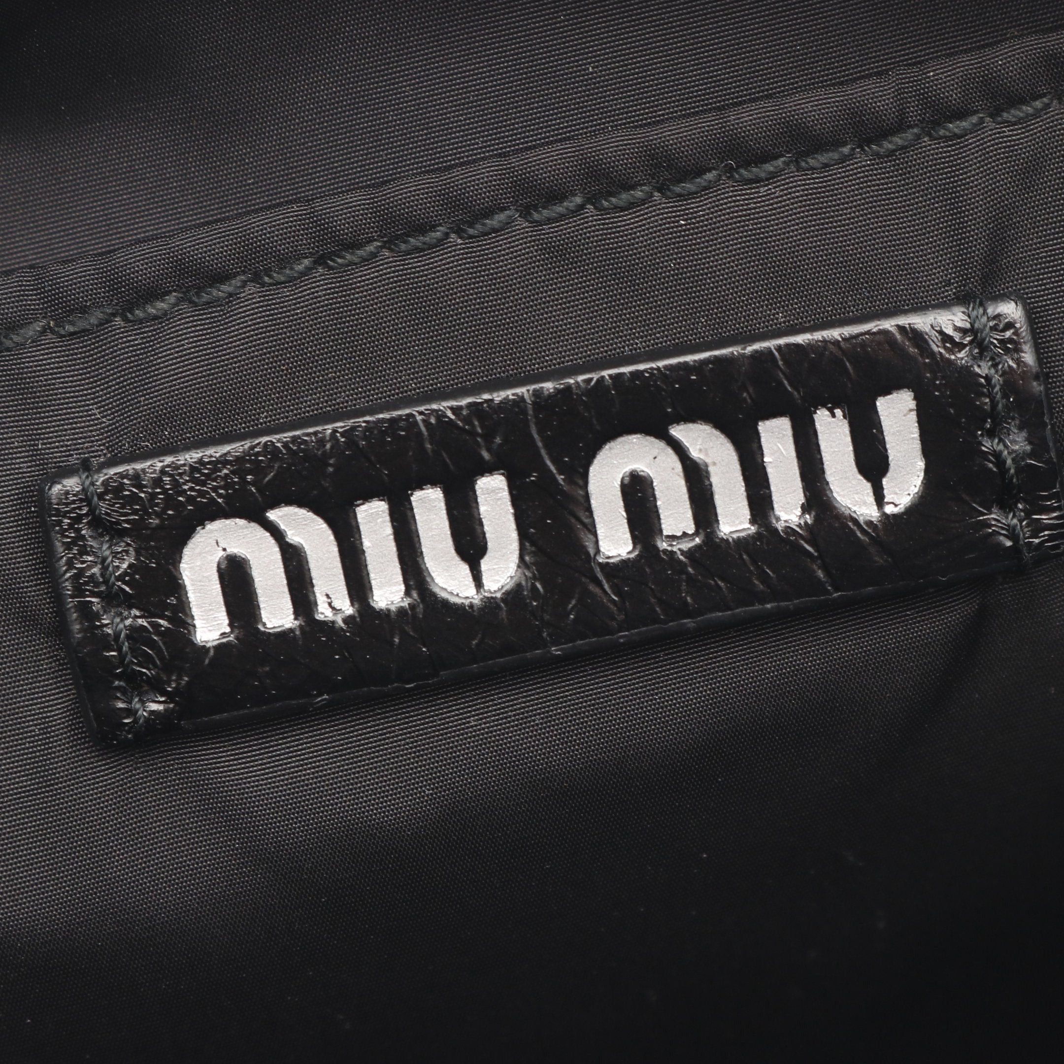 Miu Miu Miu Miu Shoulder Bag Leather Black Size ONE SIZE - 4 Thumbnail