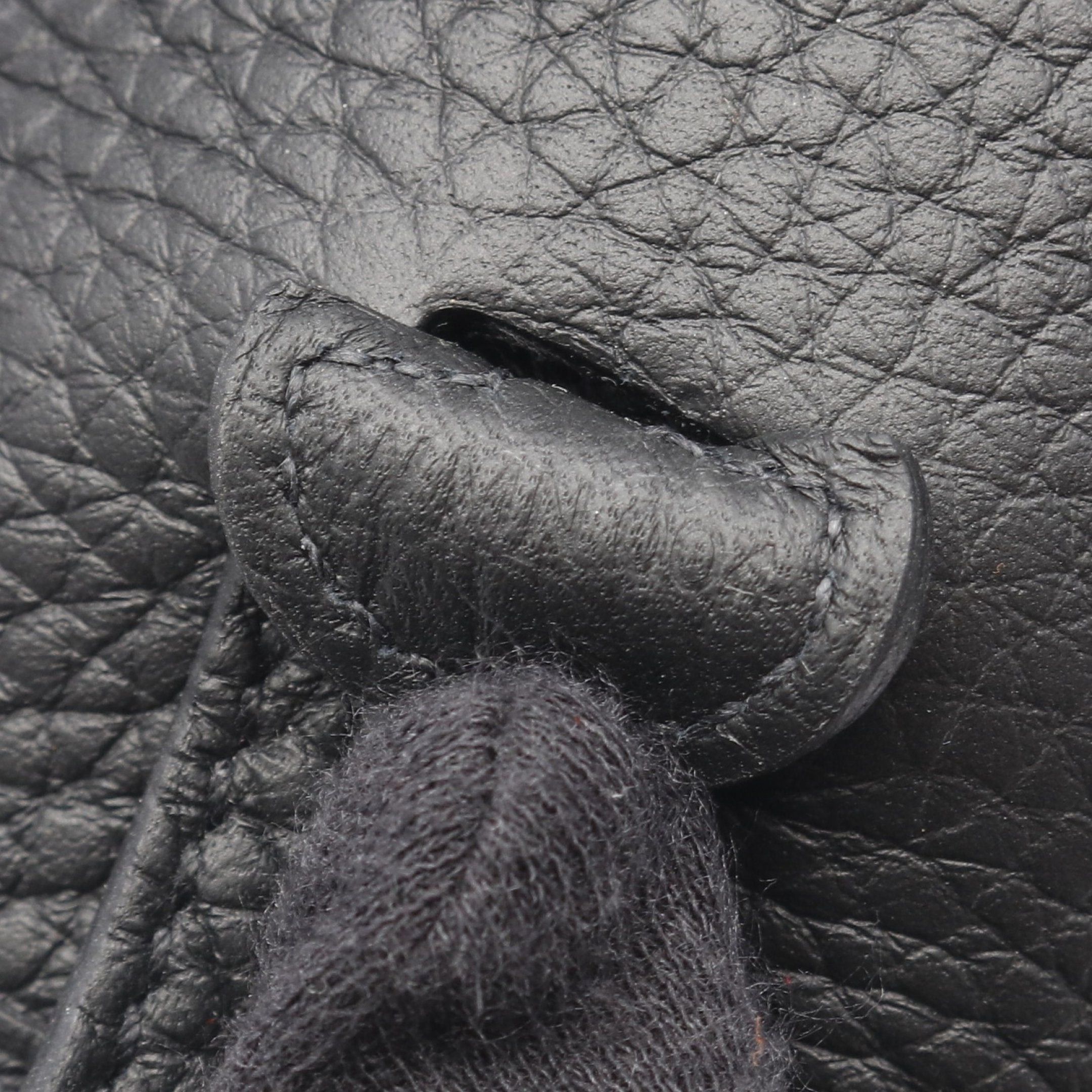 Hermes Hermes Evelyn Tpm Shoulder Bag Clemence Leather Black Silver Hardware Double Engraved Size ONE SIZE - 5 Thumbnail