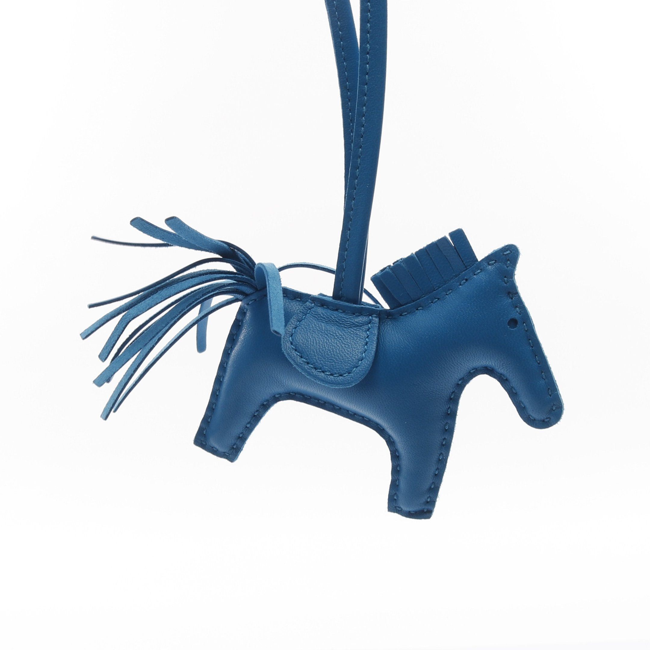 Hermes Hermes Rodeo Pm Blue Zanzibar Bag Charm Aagneau U Stamp Size ONE SIZE - 4 Thumbnail