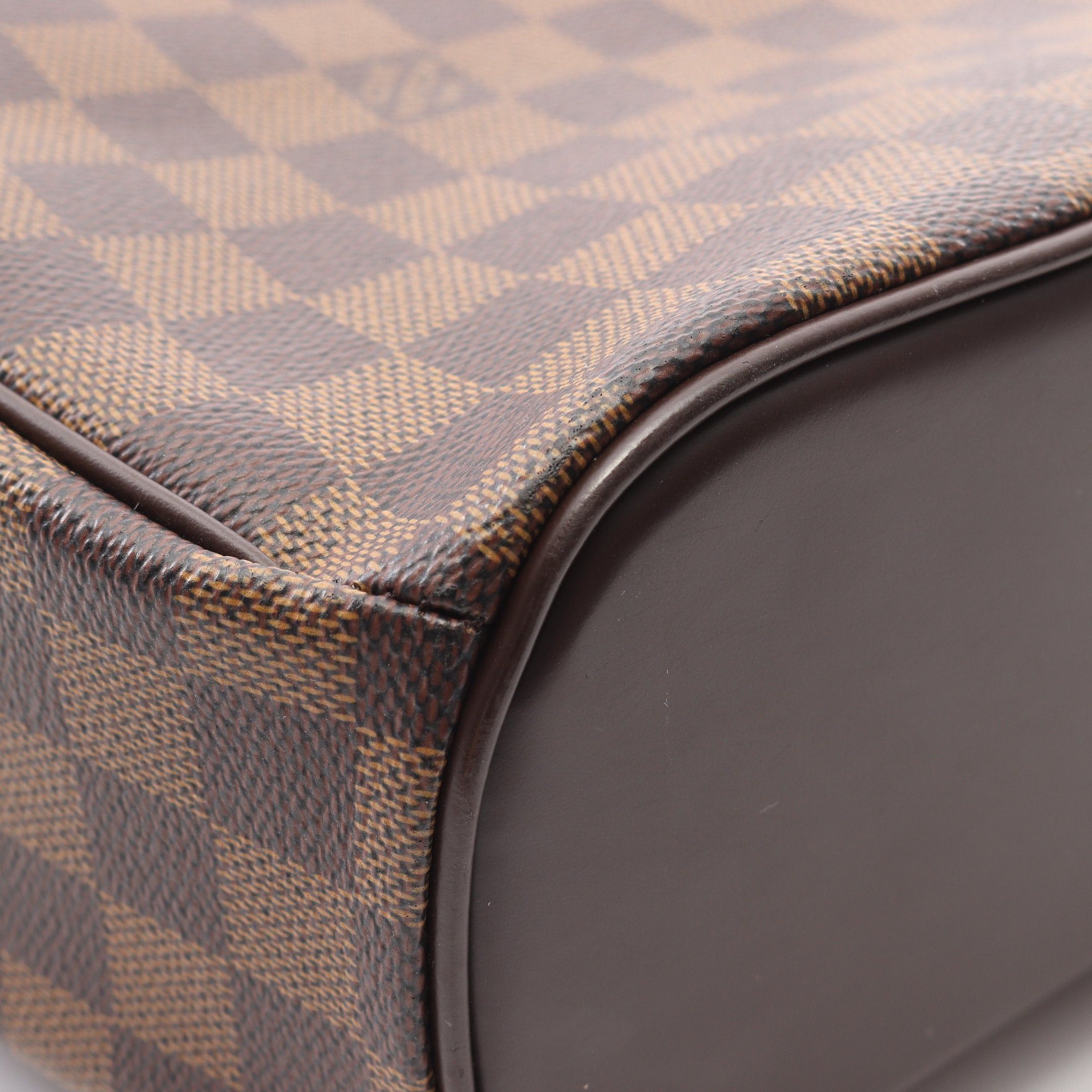 Louis Vuitton Louis Vuitton Saria Horizontal Damier Ebene Handbag Leather Brown Size ONE SIZE - 12 Thumbnail