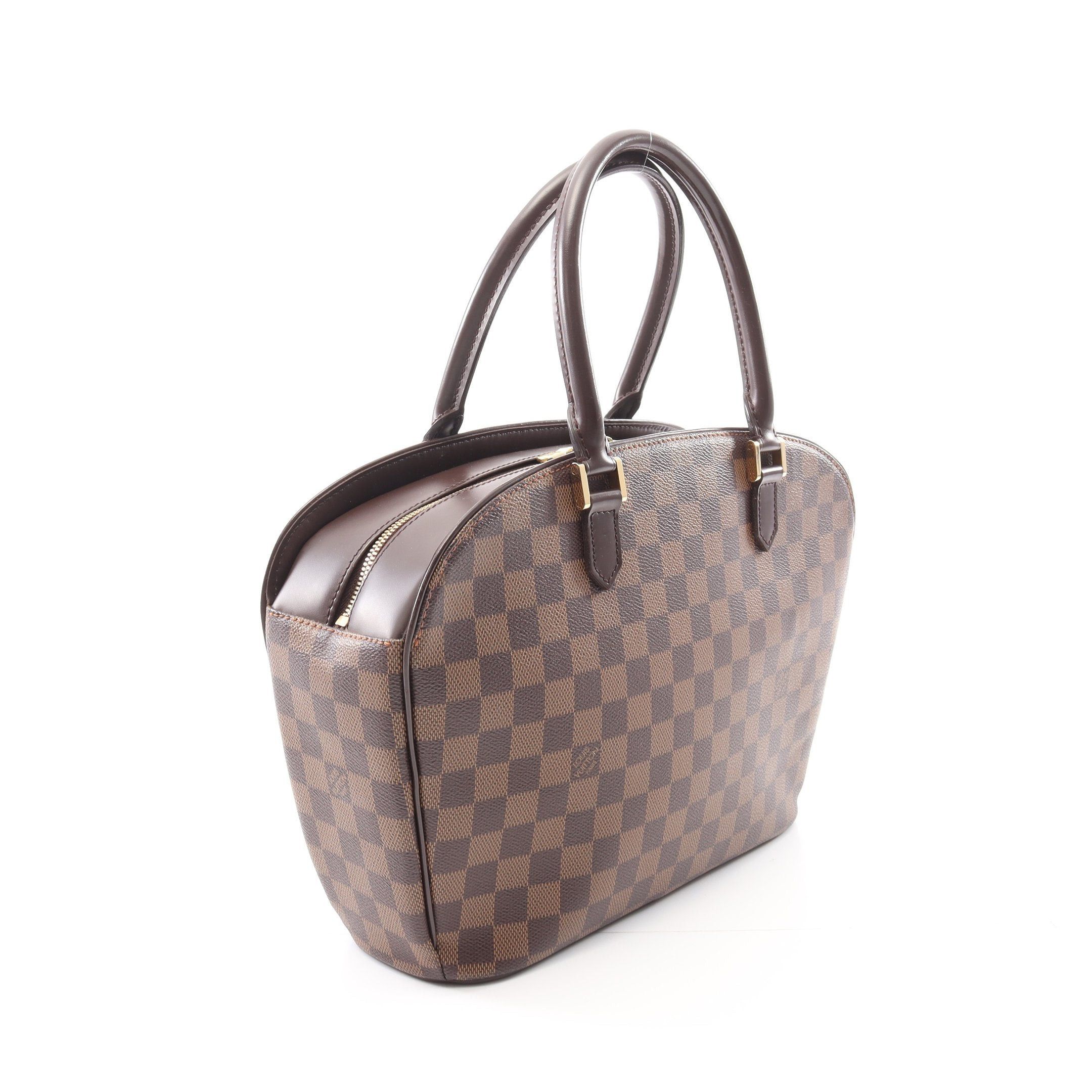 Louis Vuitton Louis Vuitton Saria Horizontal Damier Ebene Handbag Leather Brown Size ONE SIZE - 2 Thumbnail