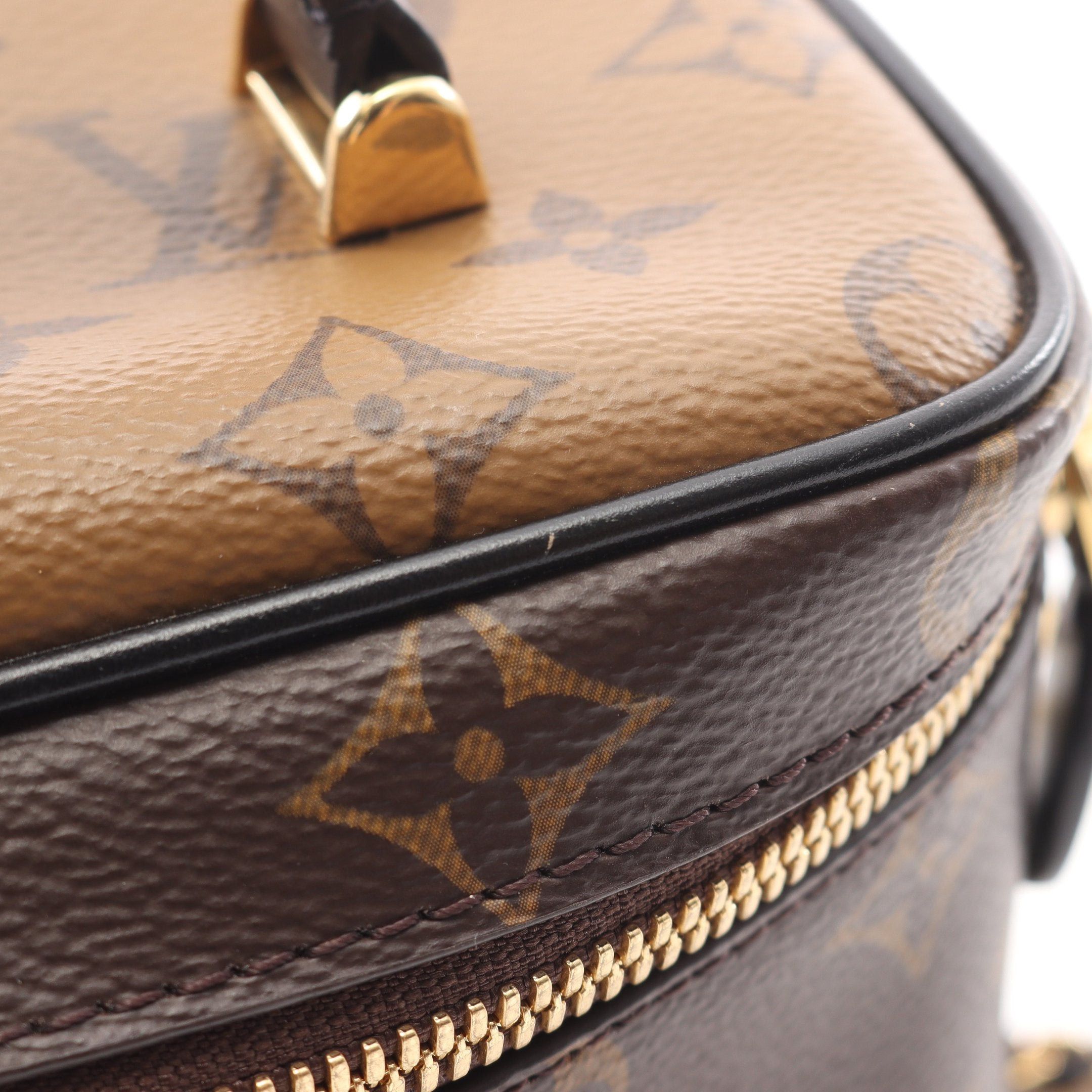 Louis Vuitton Louis Vuitton Vanity Nv Pm Monogram Reverse Handbag Bag Leather Brown Black Size ONE SIZE - 8 Thumbnail