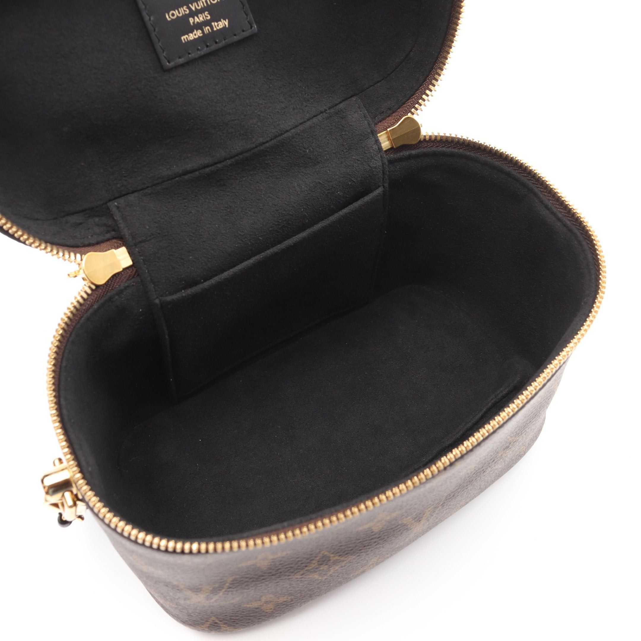 Louis Vuitton Louis Vuitton Vanity Nv Pm Monogram Reverse Handbag Bag Leather Brown Black Size ONE SIZE - 3 Thumbnail