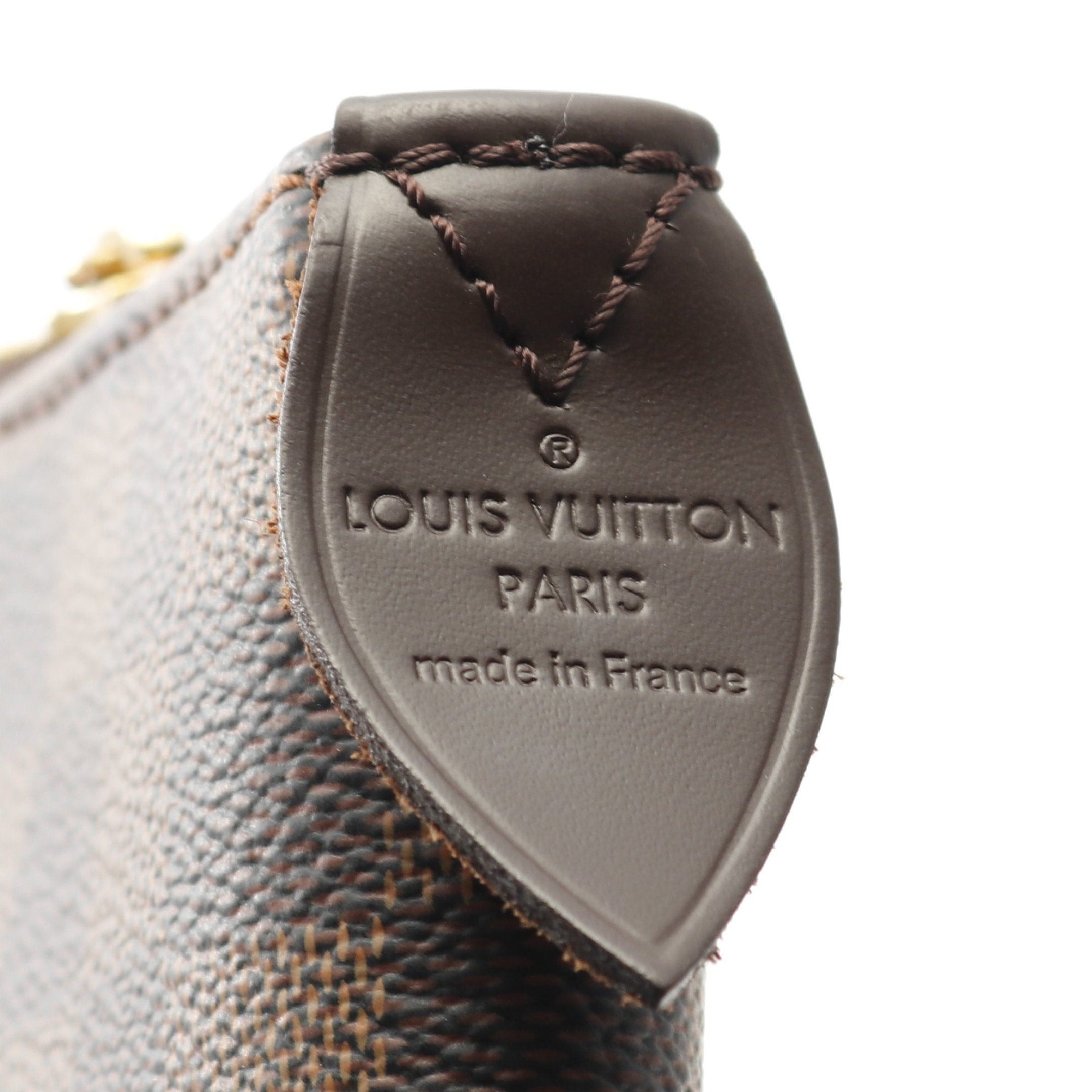 Louis Vuitton Louis Vuitton Totally Mm Damier Ebene Shoulder Bag Tote Leather Brown Size ONE SIZE - 4 Thumbnail