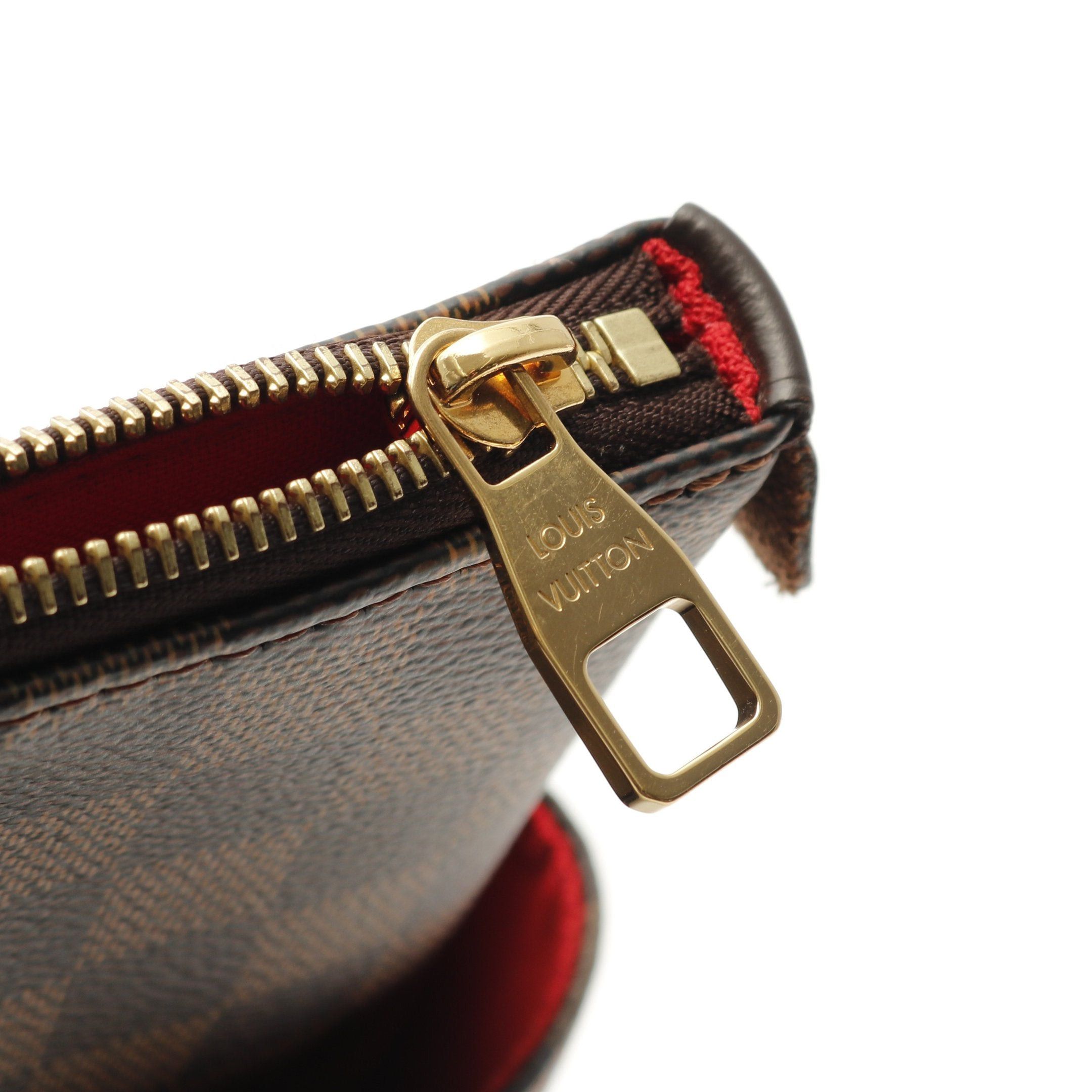 Louis Vuitton Louis Vuitton Totally Mm Damier Ebene Shoulder Bag Tote Leather Brown Size ONE SIZE - 10 Thumbnail