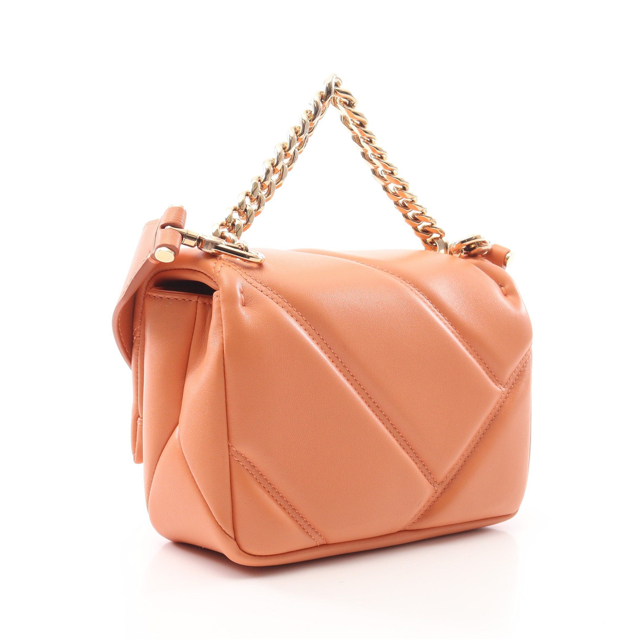 Bvlgari Bvlgari Serpenti Cabochon Chain Handbag Leather Coral Orange Size ONE SIZE - 2 Thumbnail