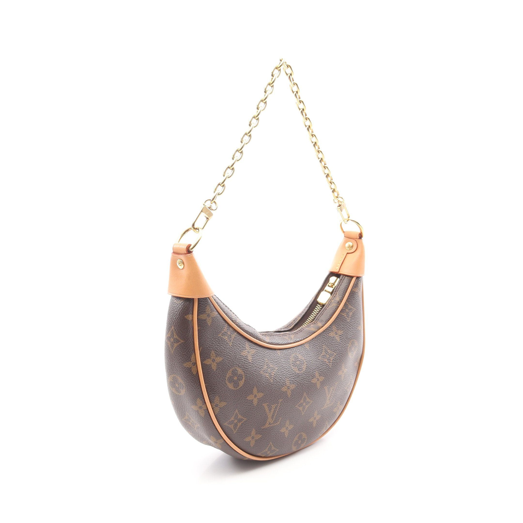 Louis Vuitton Louis Vuitton Loop Monogram Shoulder Bag Leather Brown Size ONE SIZE - 2 Thumbnail