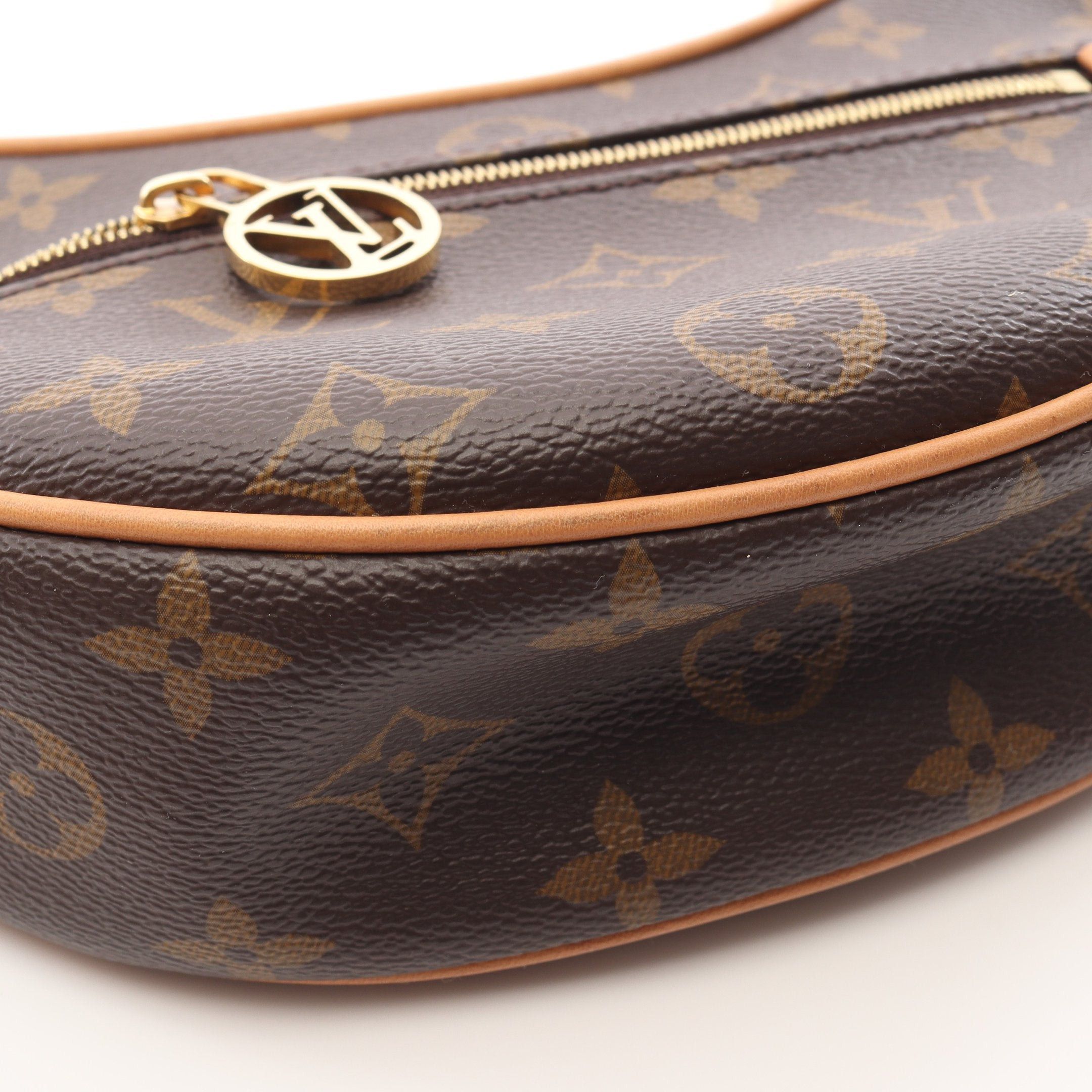 Louis Vuitton Louis Vuitton Loop Monogram Shoulder Bag Leather Brown Size ONE SIZE - 6 Thumbnail