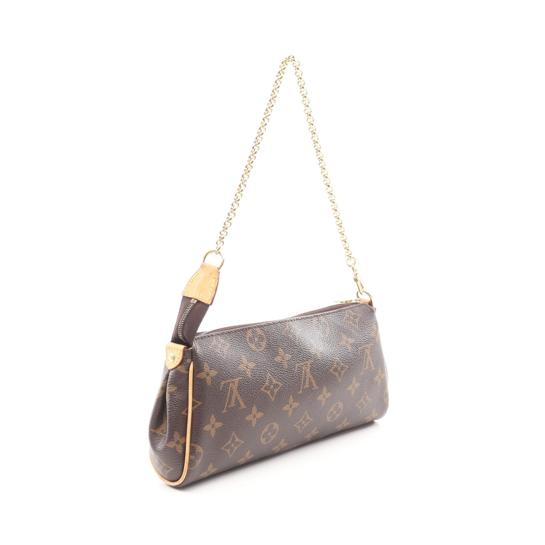 Louis Vuitton Louis Vuitton Eva Monogram Chain Shoulder Bag Leather Brown Size ONE SIZE - 2 Thumbnail