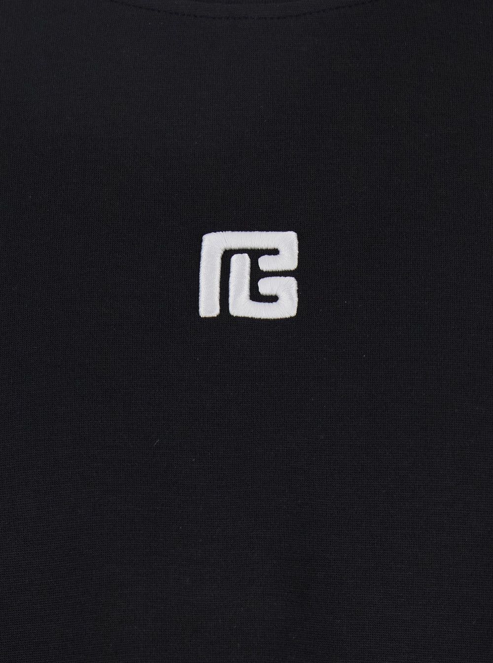 Balmain Black Crewneck T-Shirt with Logo Print on the Front in Cotton Man Size US XS / EU 42 / 0 - 3 Thumbnail