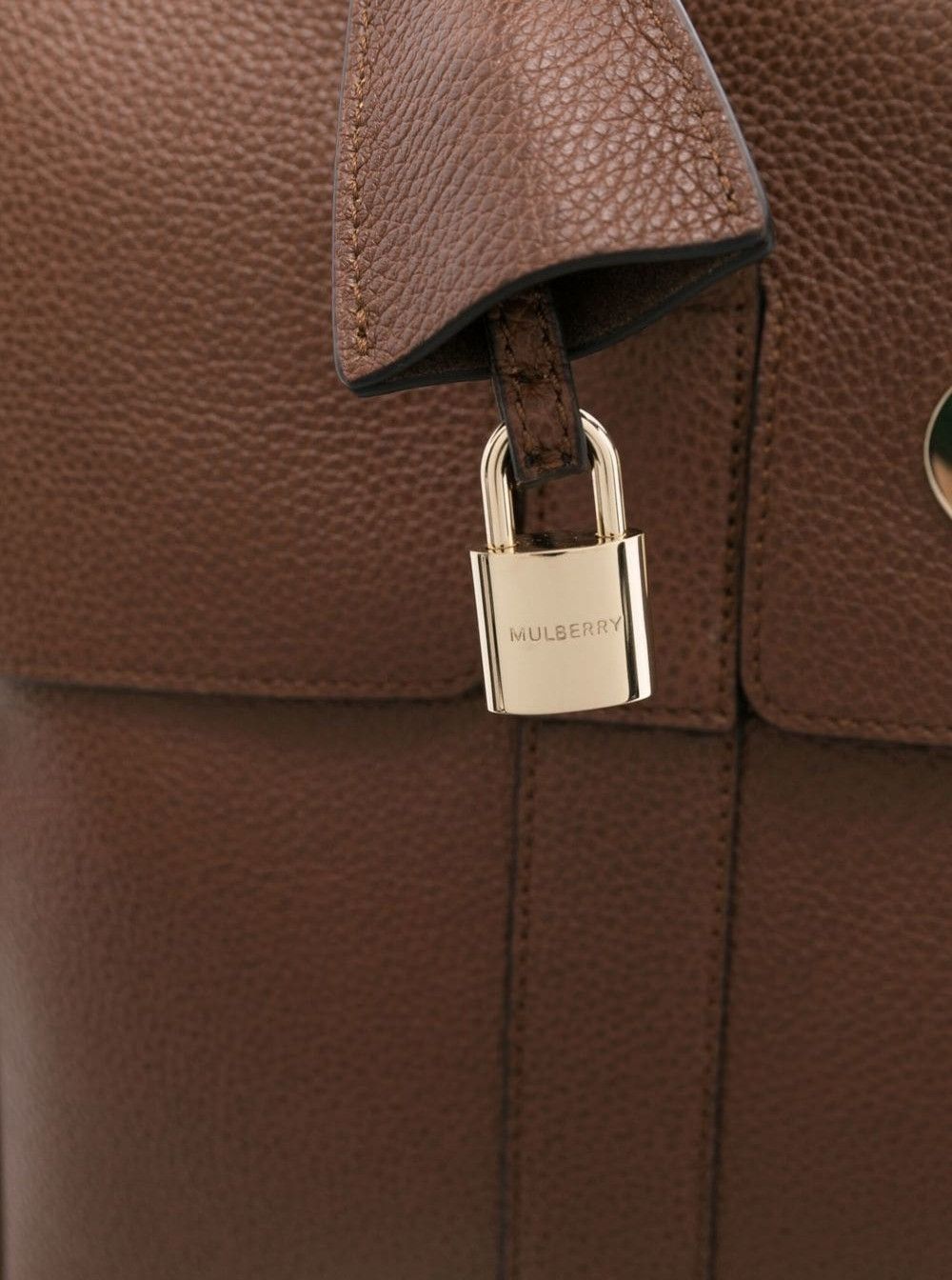 Mulberry Bayswater Brown Leather Handbag Mulberry Woman Size ONE SIZE - 3 Thumbnail