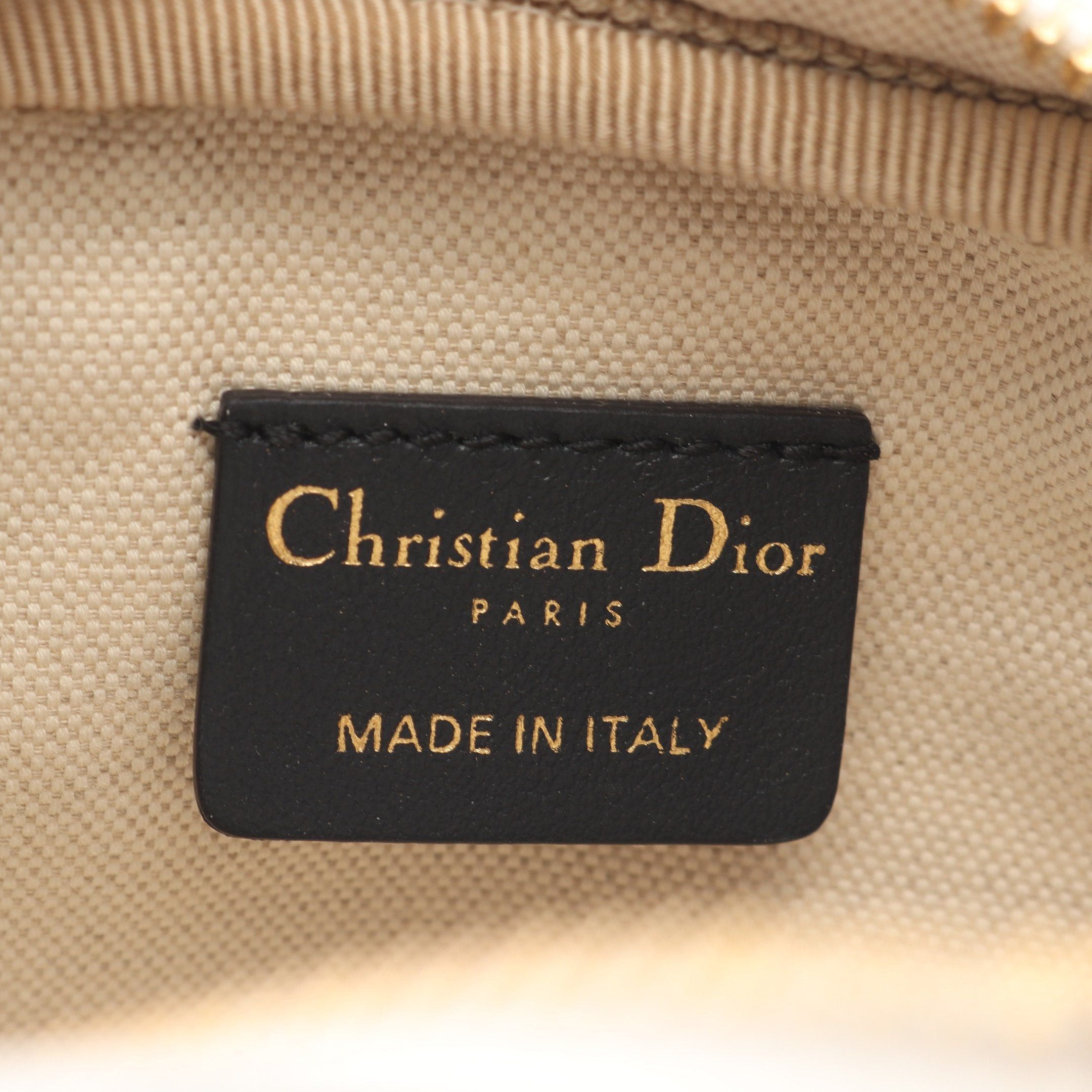 Dior Dior Vibe Mini Bowling Bag Handbag Boston Leather White Black Size ONE SIZE - 4 Thumbnail