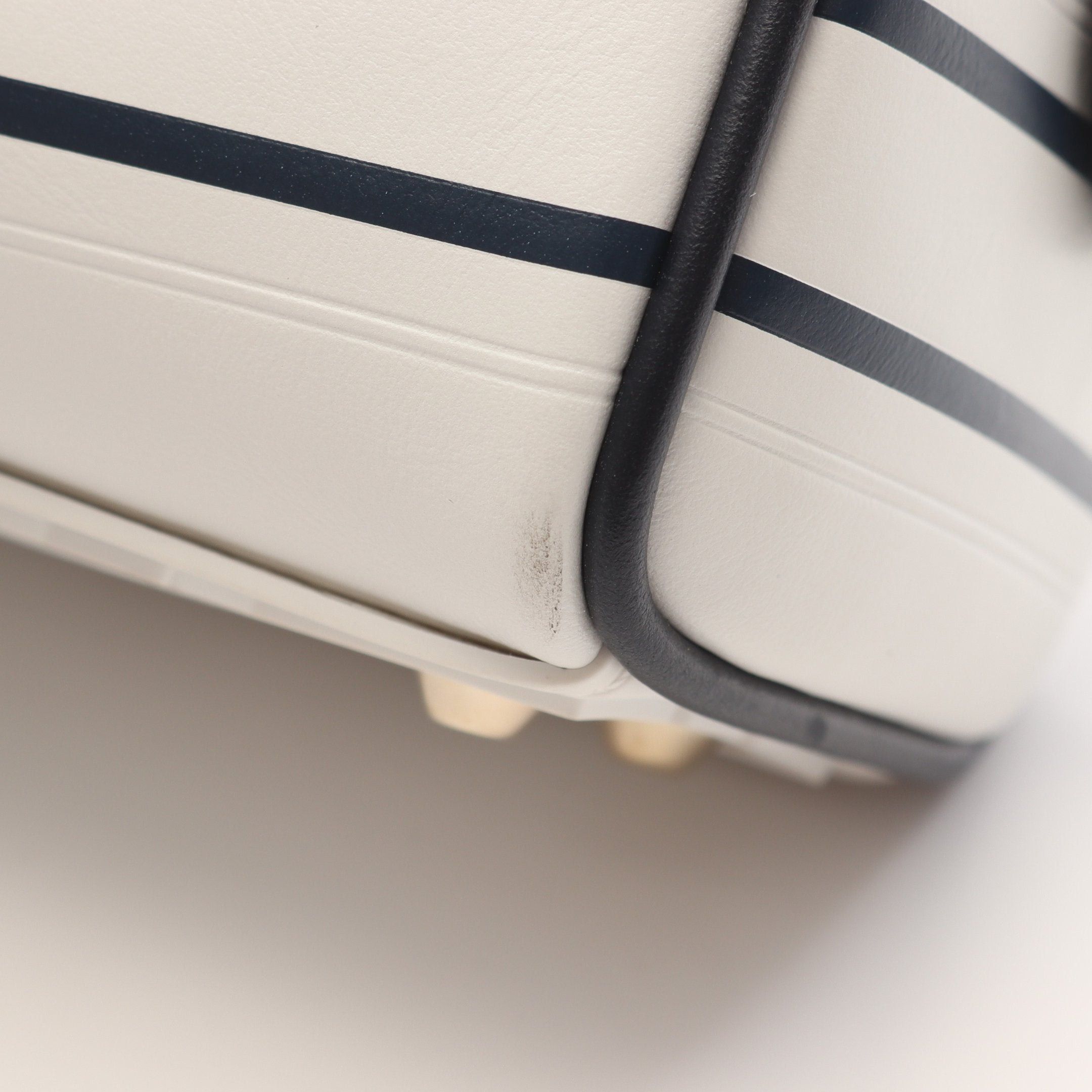 Dior Dior Vibe Mini Bowling Bag Handbag Boston Leather White Black Size ONE SIZE - 5 Thumbnail