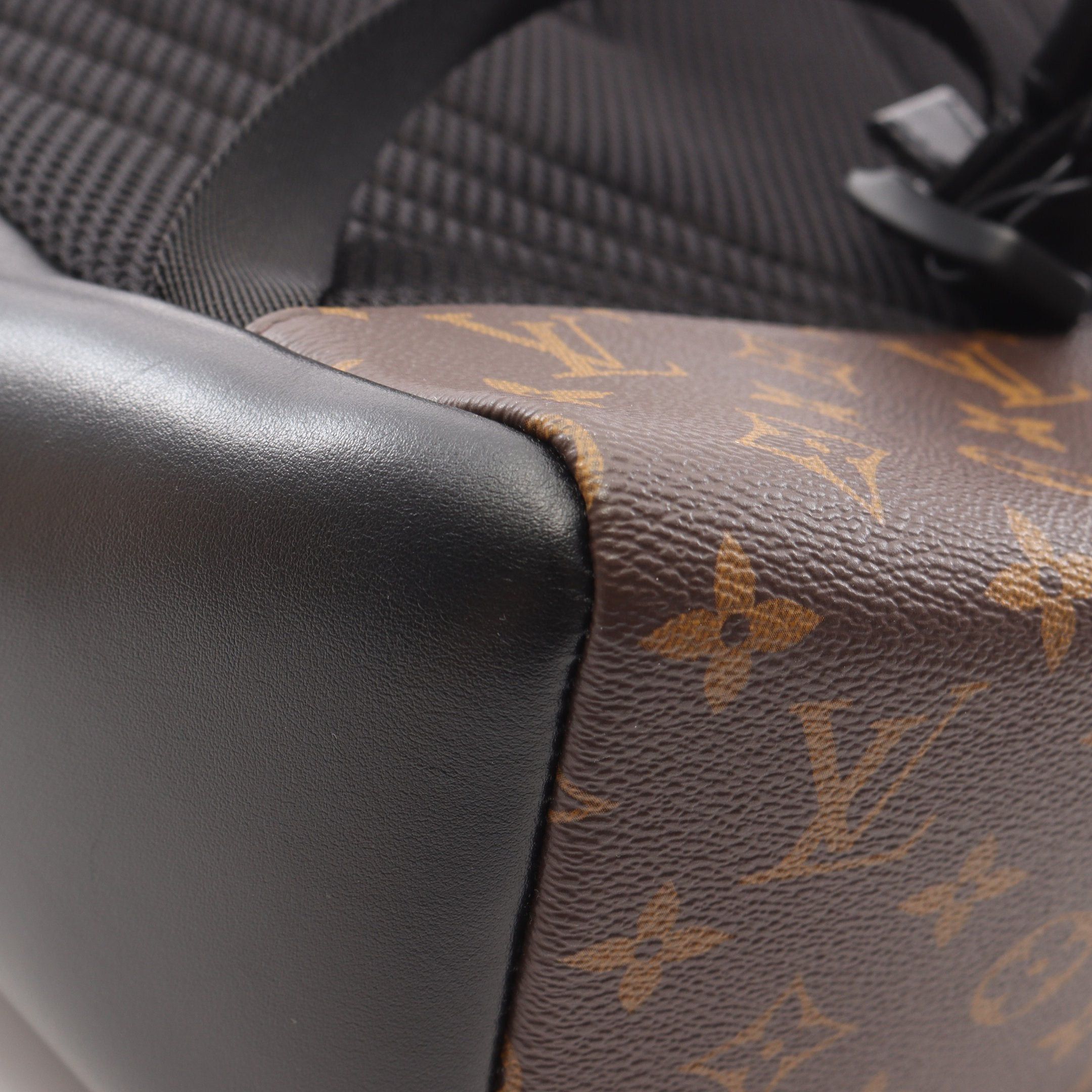 Louis Vuitton Louis Vuitton Teen Backpack Monogram Macassar Rucksack Leather Brown Size ONE SIZE - 6 Thumbnail