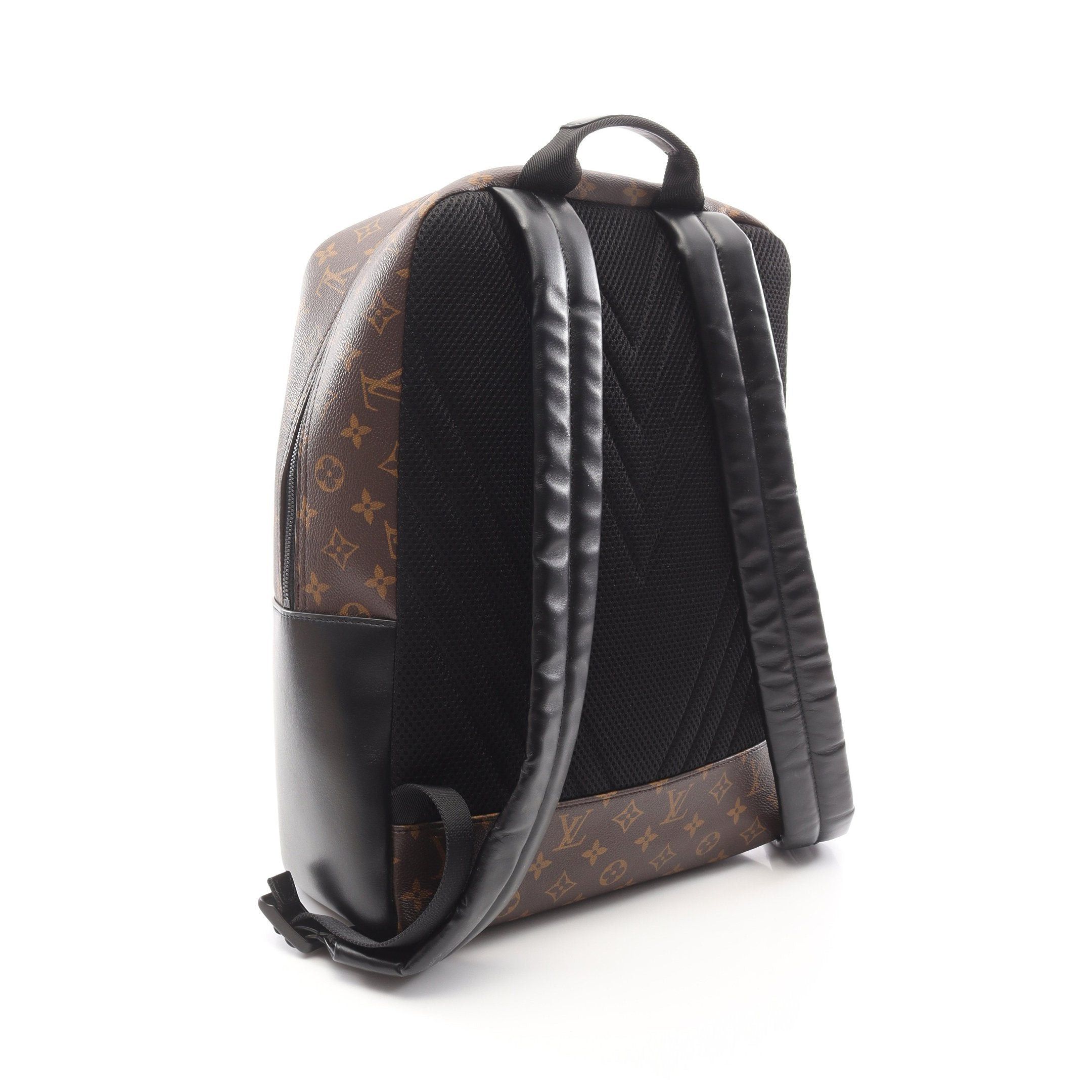 Louis Vuitton Louis Vuitton Teen Backpack Monogram Macassar Rucksack Leather Brown Size ONE SIZE - 2 Thumbnail