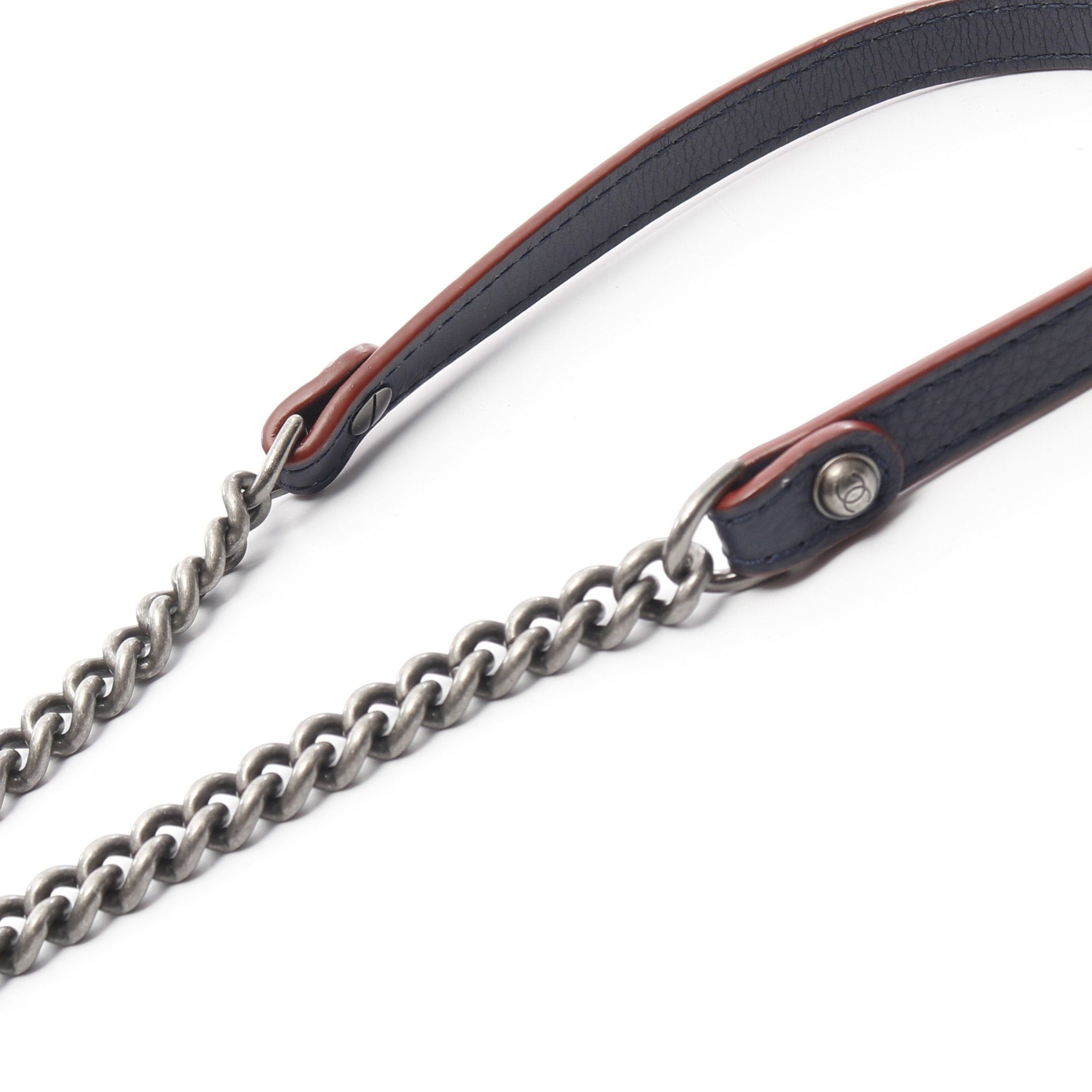 Chanel Chanel Matelasse Chain Shoulder Bag Leather Navy Antique Silver Hardware Size ONE SIZE - 11 Thumbnail