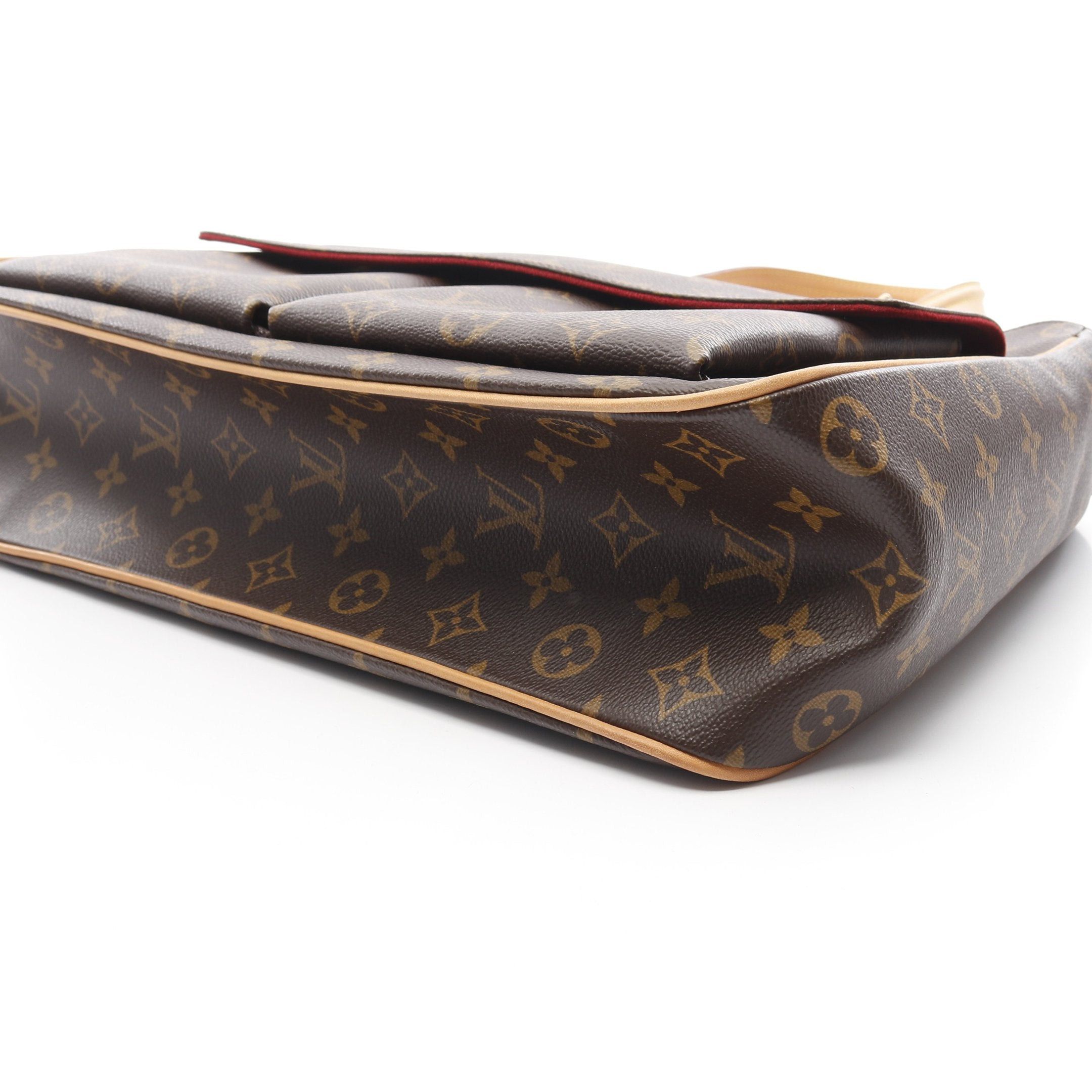 Louis Vuitton Louis Vuitton Multi-Priest Monogram Handbag Leather Brown Size ONE SIZE - 6 Thumbnail