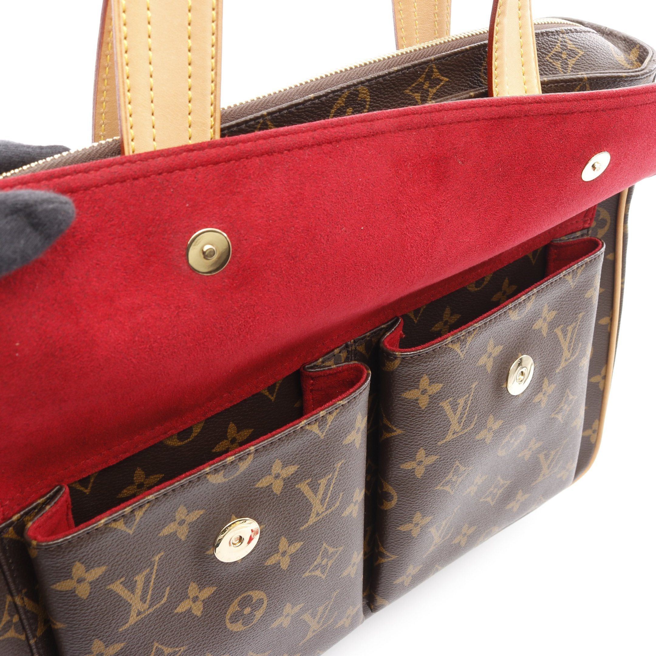 Louis Vuitton Louis Vuitton Multi-Priest Monogram Handbag Leather Brown Size ONE SIZE - 8 Thumbnail