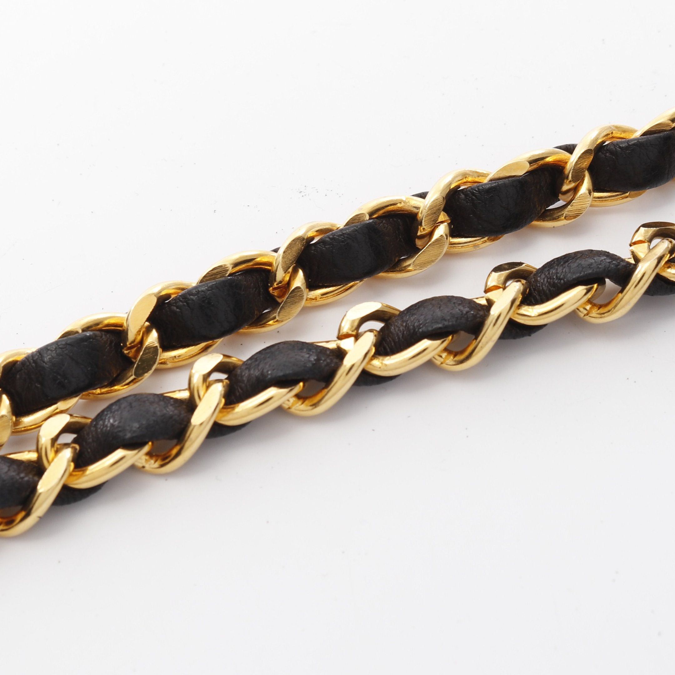 Chanel Chanel Matelasse Single Flap Chain Shoulder Bag Lambskin Black Gold Hardware Size ONE SIZE - 10 Thumbnail