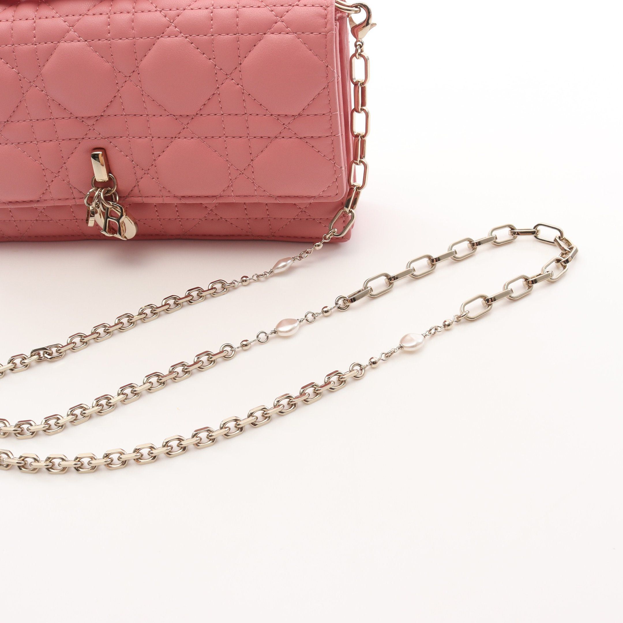 Dior Dior My Dior Mini Bag Canage Handbag Leather Pink Size ONE SIZE - 5 Thumbnail