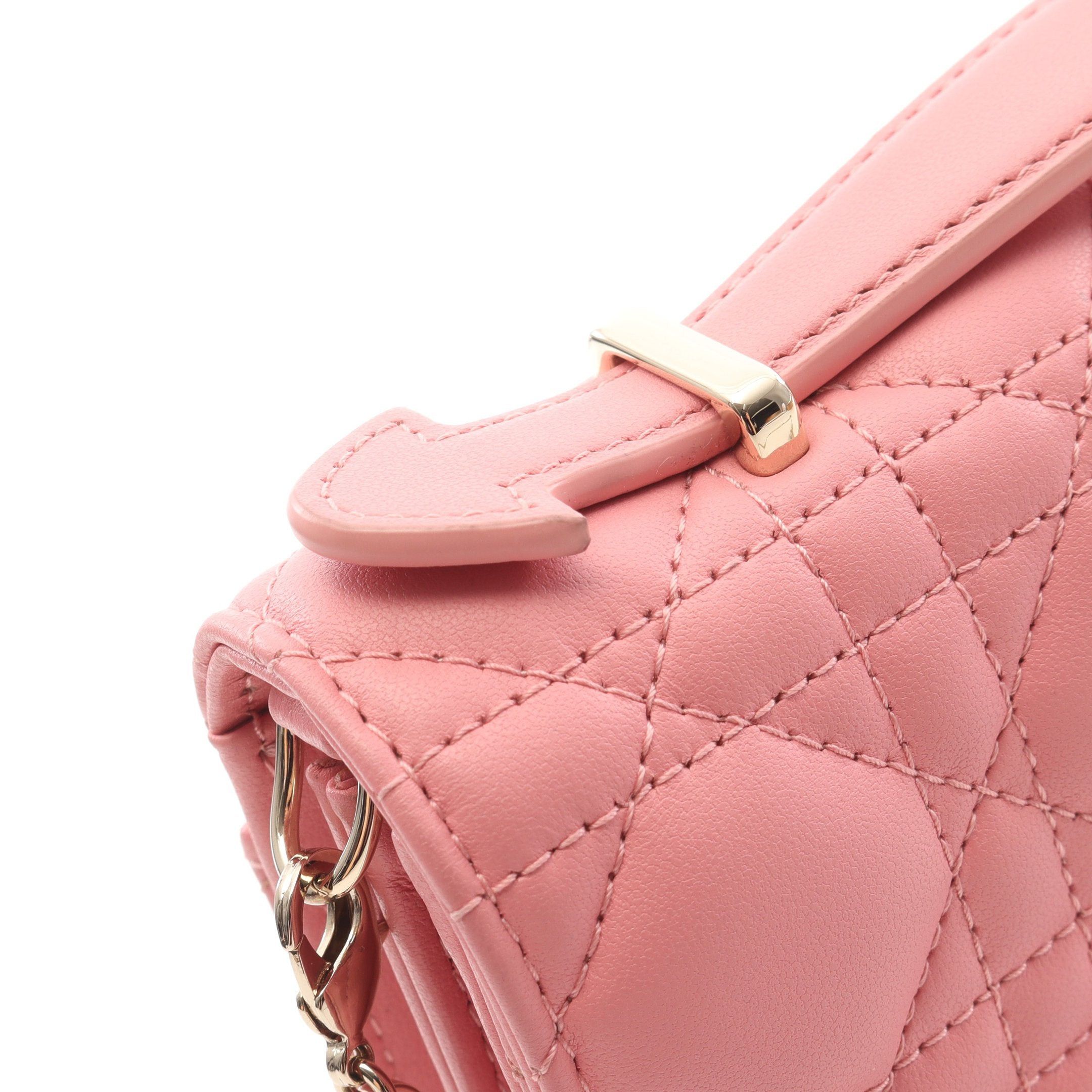 Dior Dior My Dior Mini Bag Canage Handbag Leather Pink Size ONE SIZE - 10 Thumbnail
