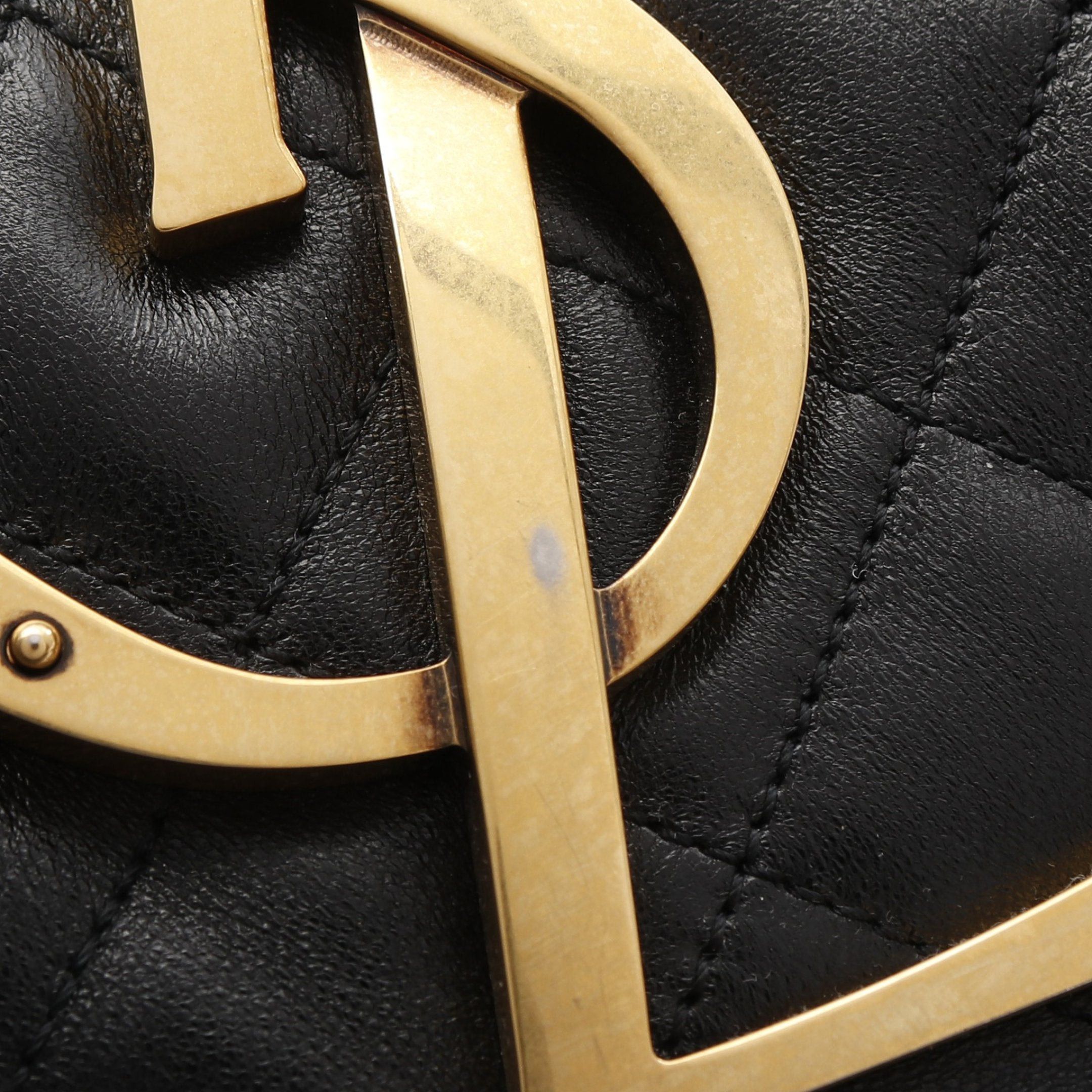 Yves Saint Laurent Yves Saint Laurent Icare Maxi Shopping Bag Shoulder Tote Lambskin Black Size ONE SIZE - 9 Thumbnail