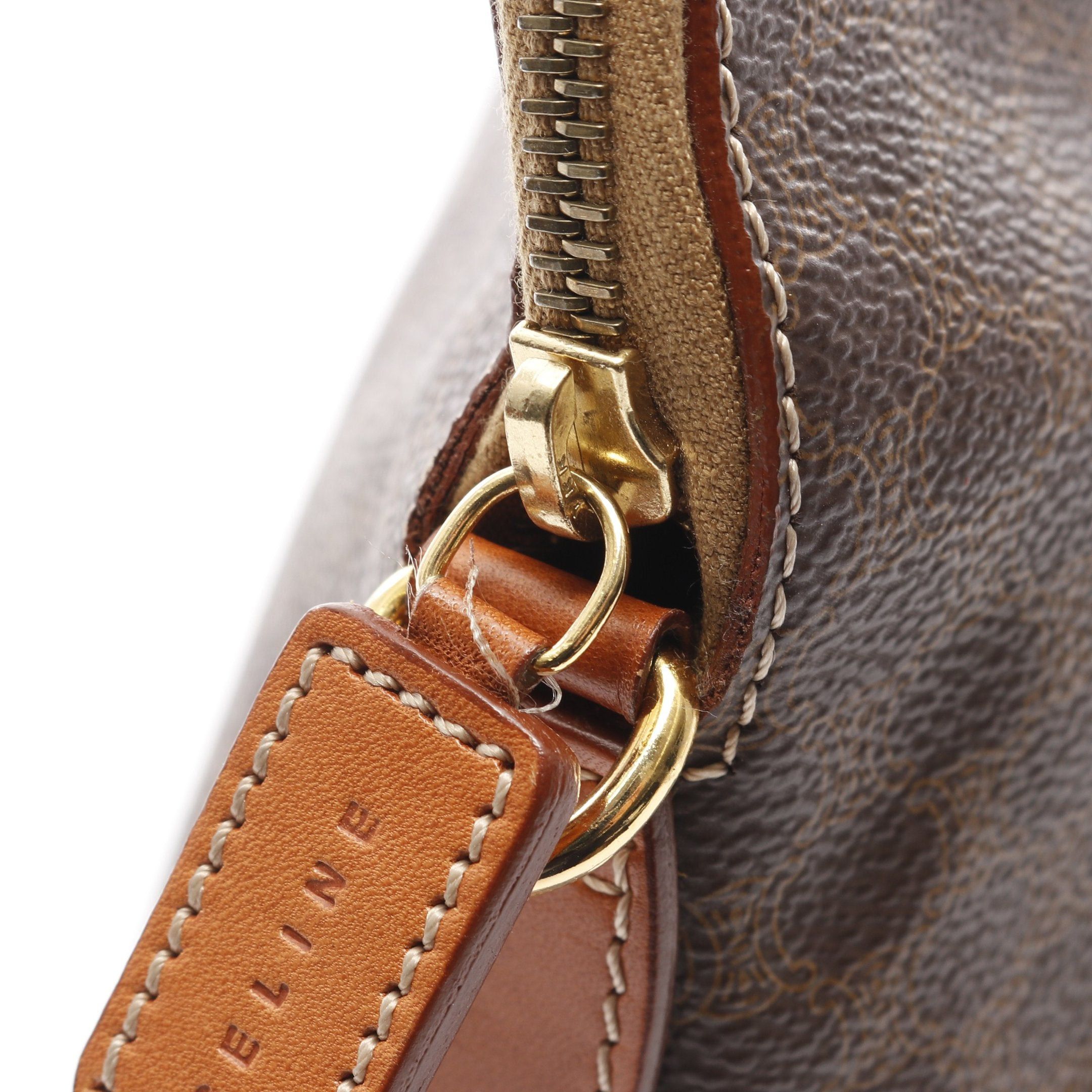 Celine Celine Macadam Handbag Leather Brown Dark Size ONE SIZE - 8 Thumbnail
