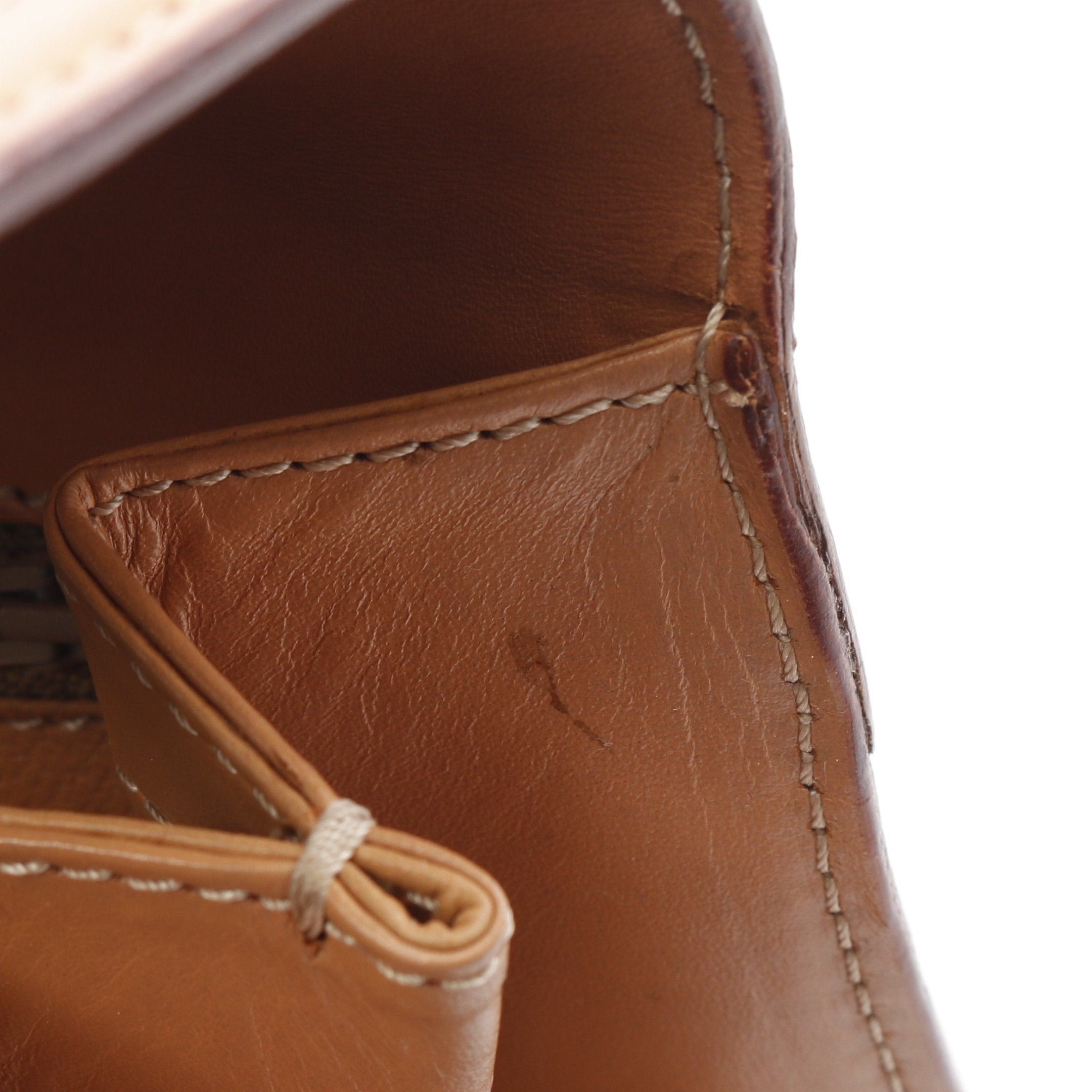 Celine Celine Macadam Handbag Leather Brown Size ONE SIZE - 7 Thumbnail