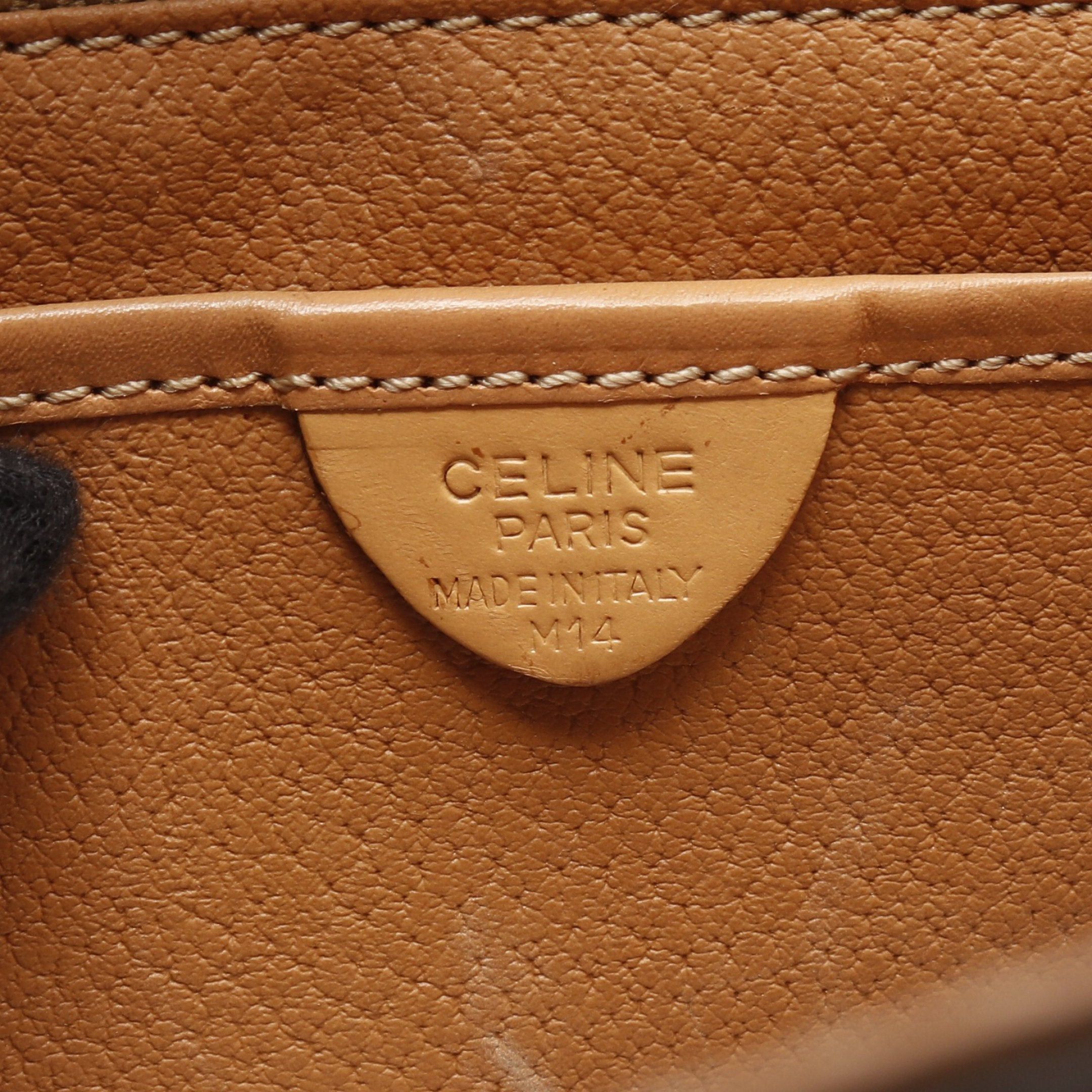 Celine Celine Macadam Handbag Leather Brown Size ONE SIZE - 4 Thumbnail