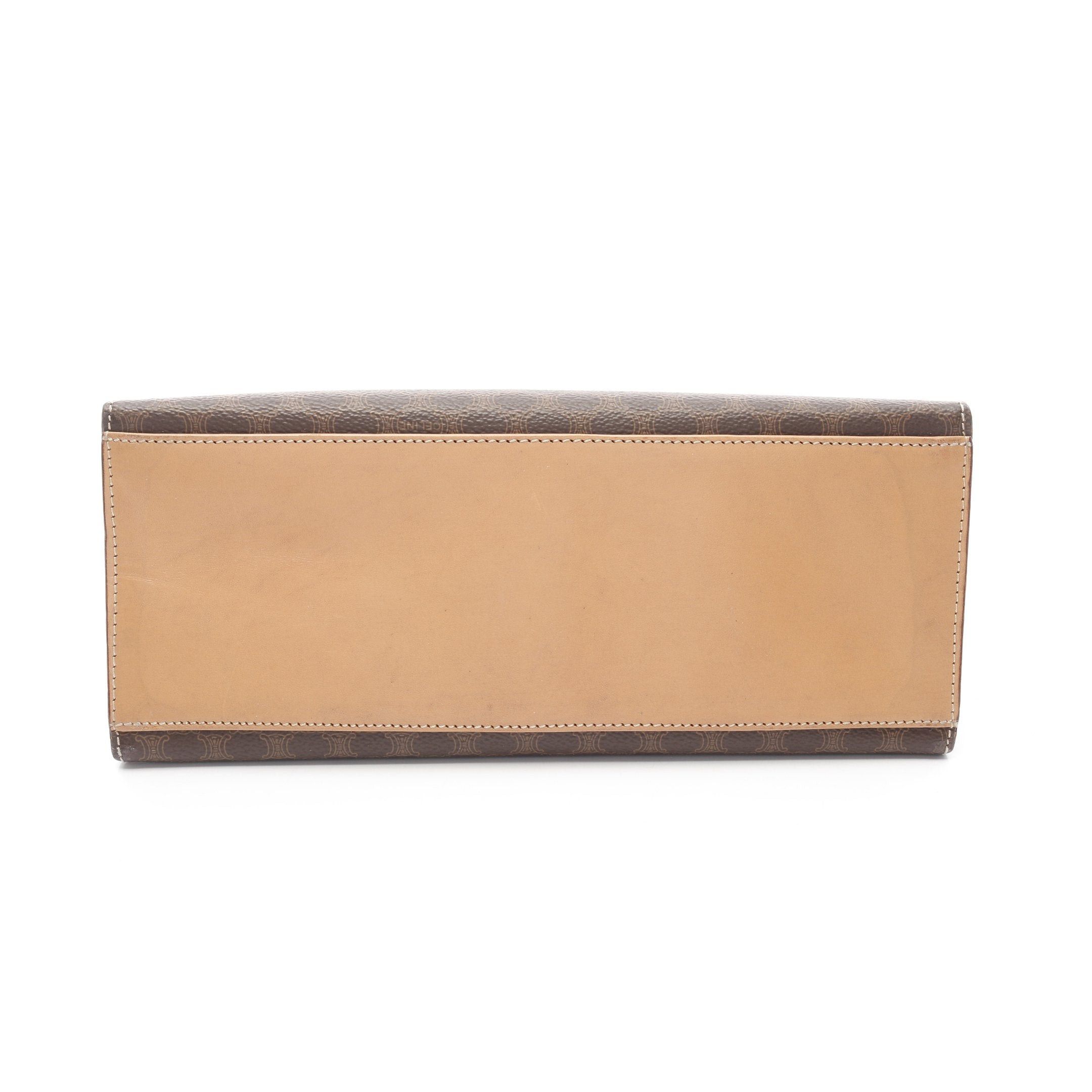 Celine Celine Macadam Handbag Leather Brown Size ONE SIZE - 13 Thumbnail