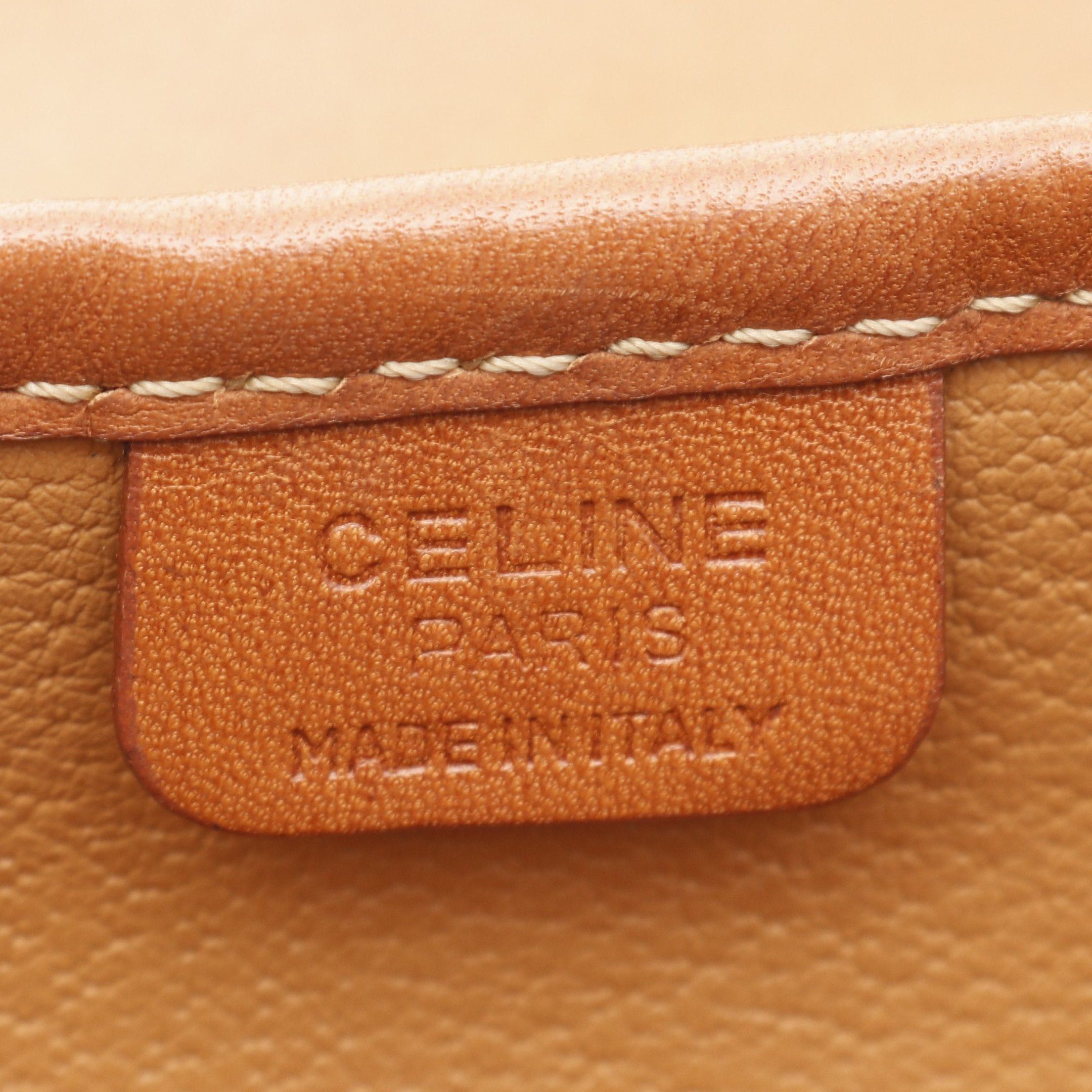 Celine Celine Macadam Rucksack Leather Brown Dark Size ONE SIZE - 4 Thumbnail