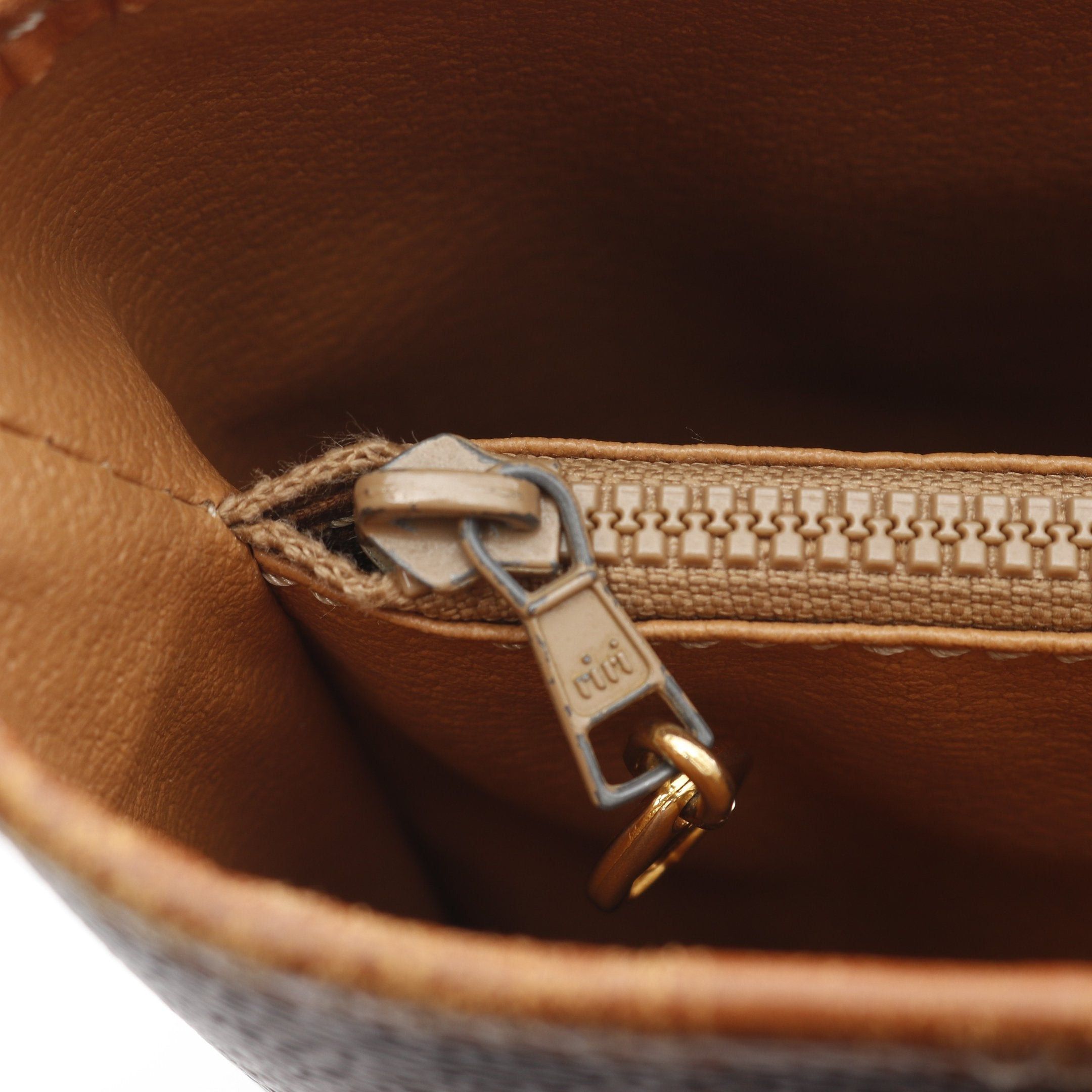 Celine Celine Macadam Handbag Tote Bag Leather Brown Dark Size ONE SIZE - 6 Thumbnail