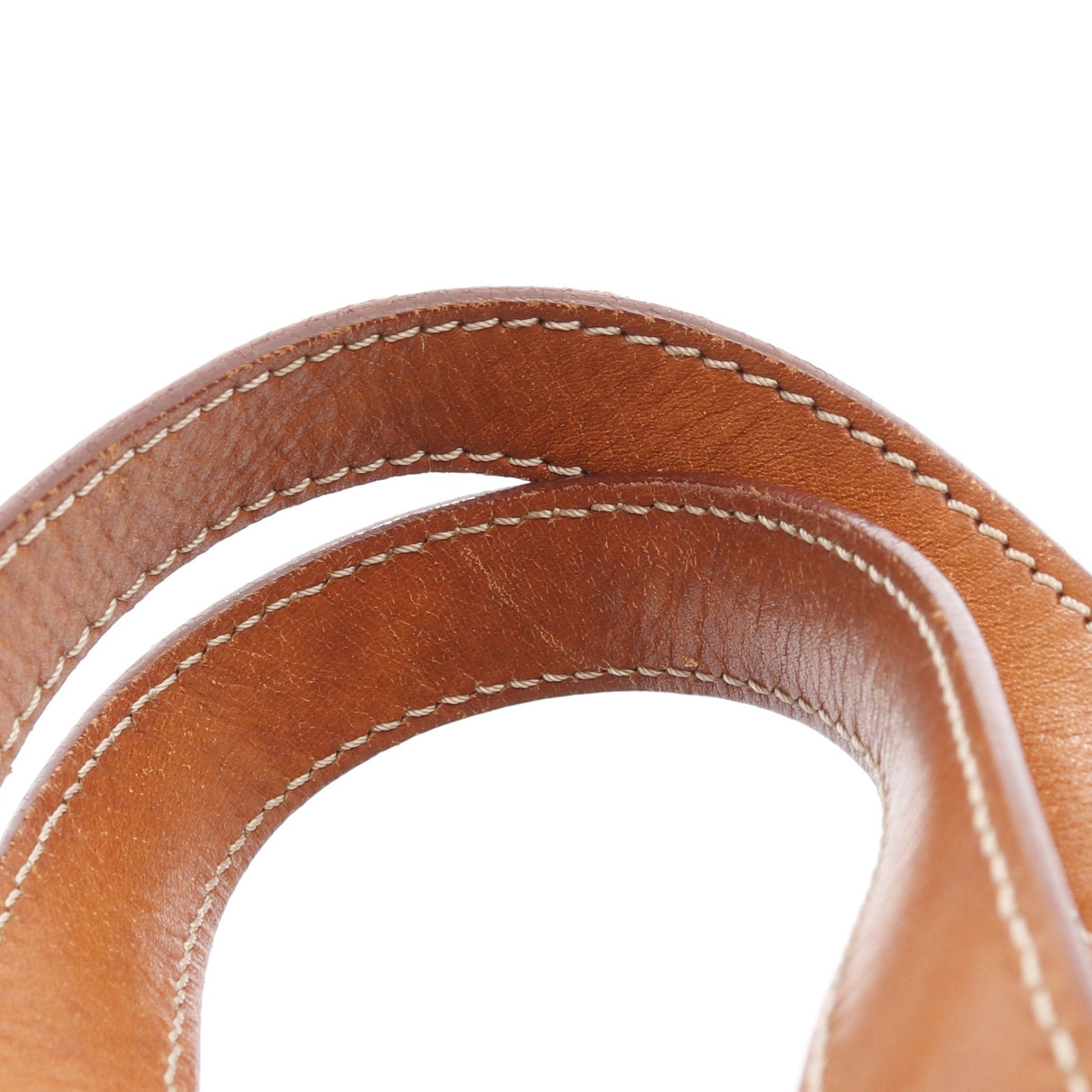 Celine Celine Macadam Handbag Tote Bag Leather Brown Dark Size ONE SIZE - 7 Thumbnail