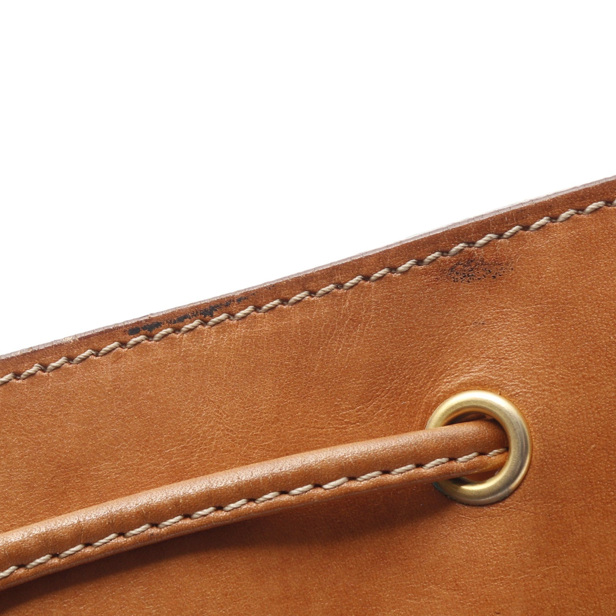 Celine Celine Macadam Shoulder Bag Leather Brown Dark Purse Size ONE SIZE - 11 Thumbnail