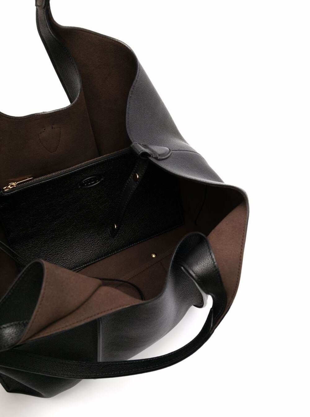 Tod's Tote bag with T Timeless Pendant in Black Leather for Women Size ONE SIZE - 3 Thumbnail