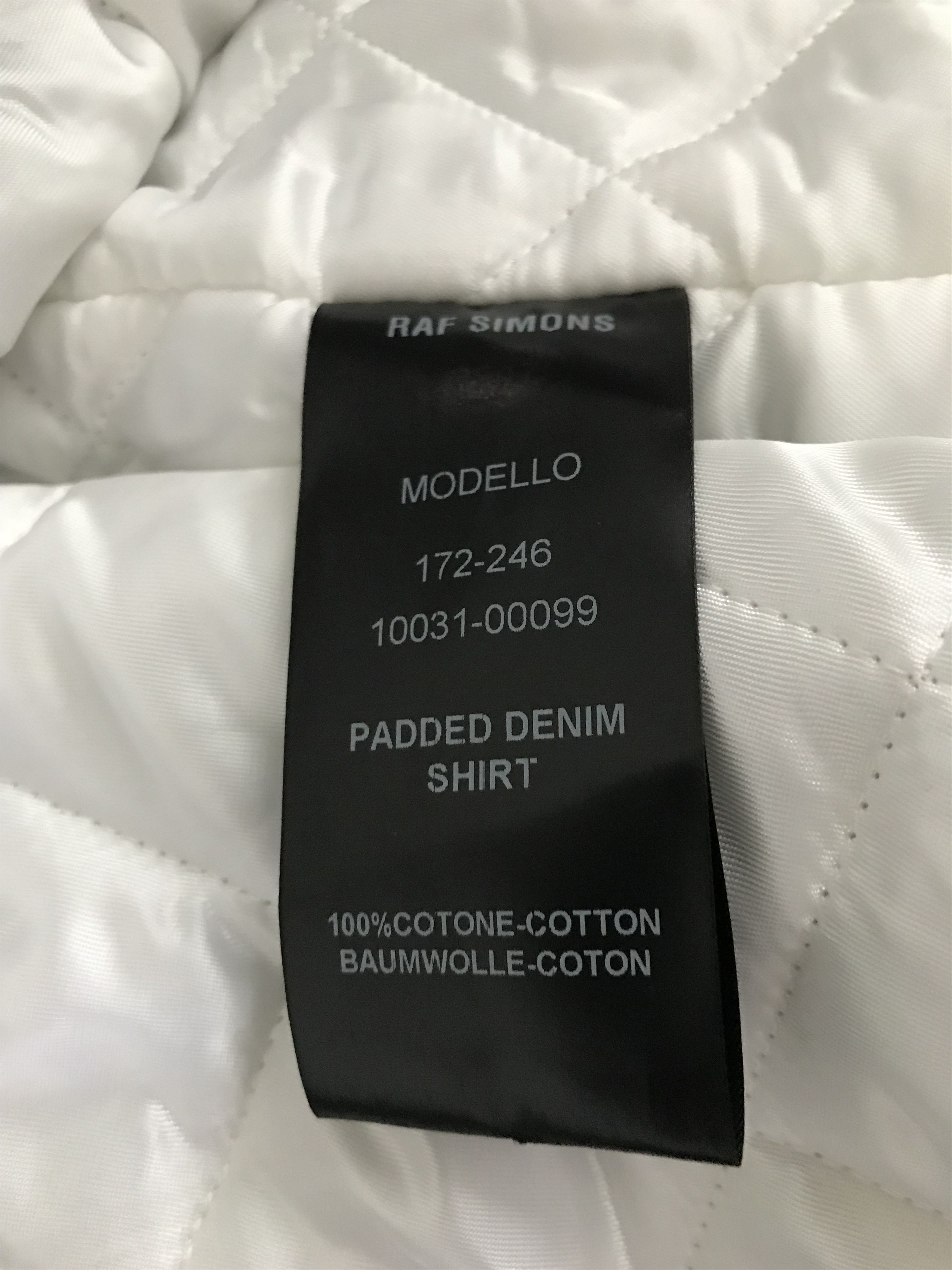 Raf Simons Raf Simons Oversized Quilted Denim Jacket Size US S / EU 44-46 / 1 - 3 Thumbnail