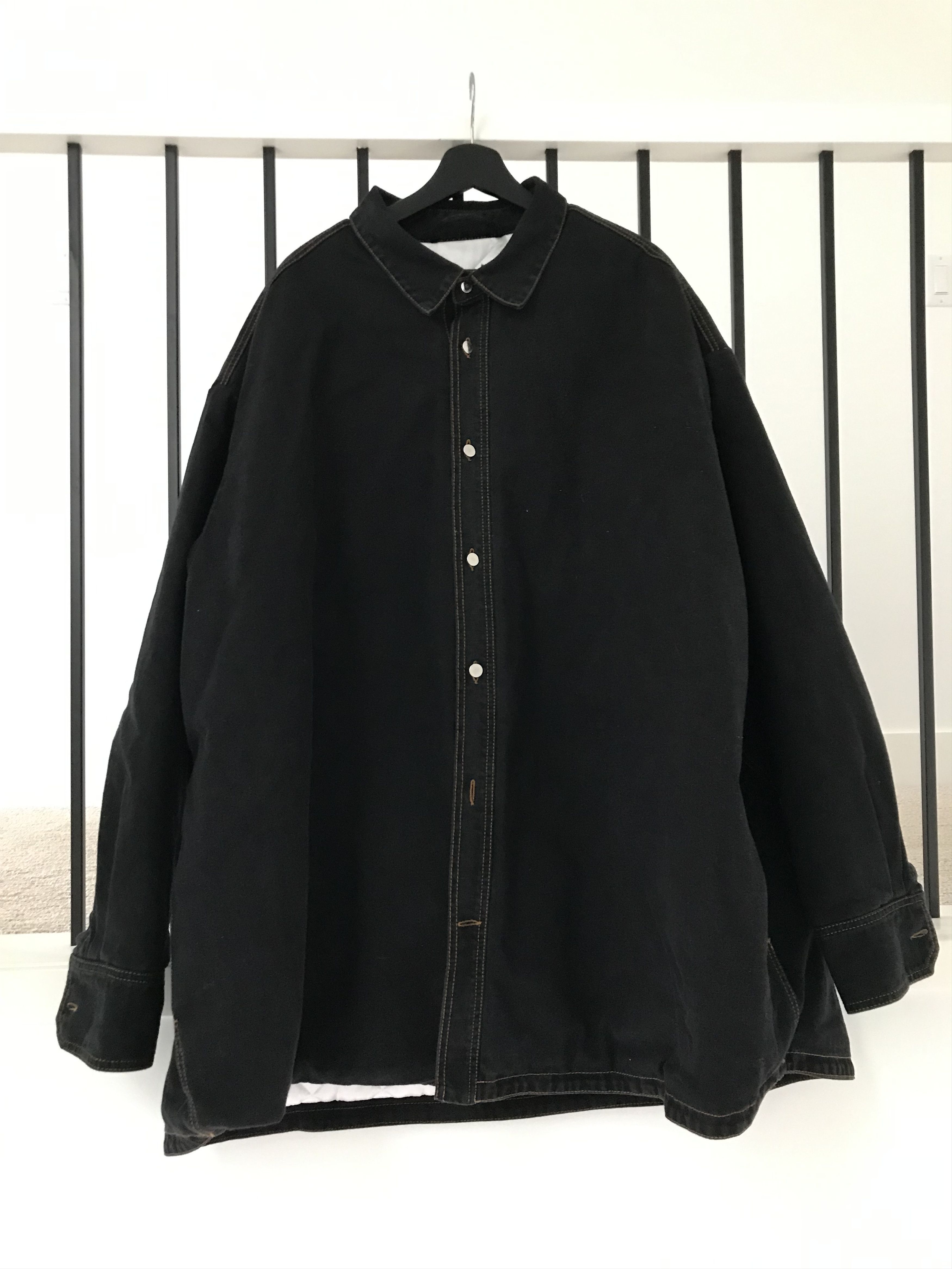 Raf Simons Raf Simons Oversized Quilted Denim Jacket Size US S / EU 44-46 / 1 - 1 Thumbnail