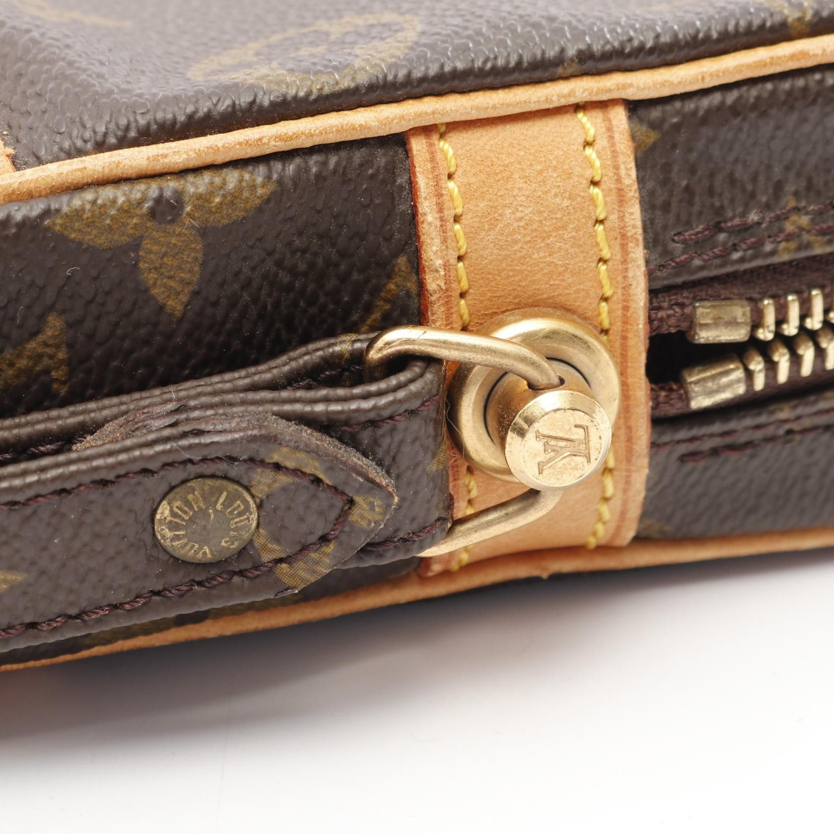 Louis Vuitton Louis Vuitton Louis Vuitton Marli Dragonne Monogram Clutch Bag Canvas Clutch Bag M51825 Size ONE SIZE - 7 Thumbnail
