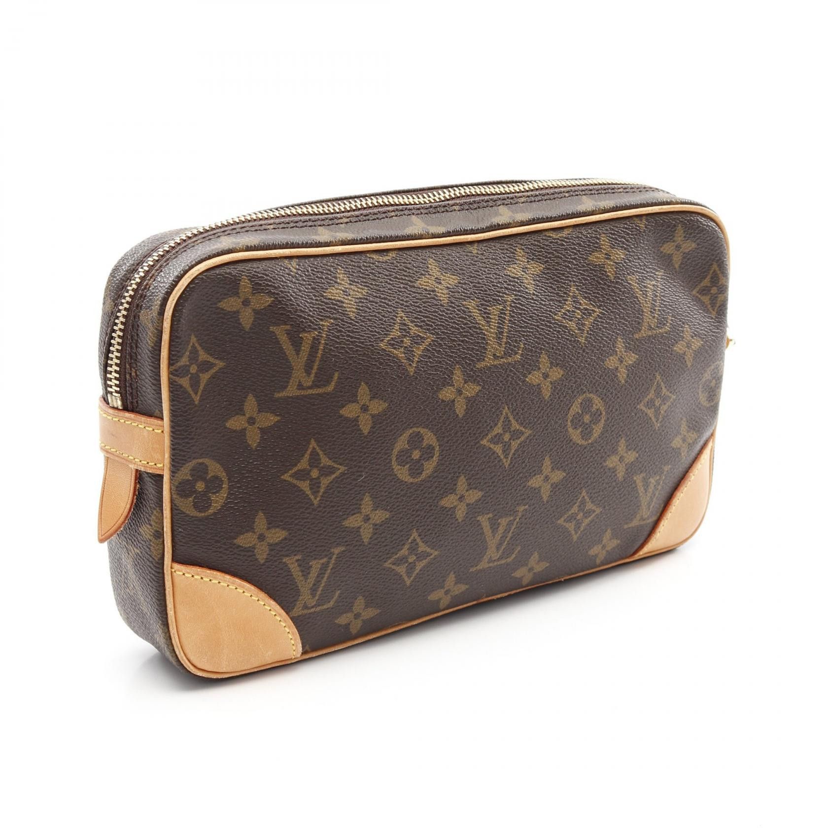 Louis Vuitton Louis Vuitton Louis Vuitton Marli Dragonne Monogram Clutch Bag Canvas Clutch Bag M51825 Size ONE SIZE - 2 Thumbnail
