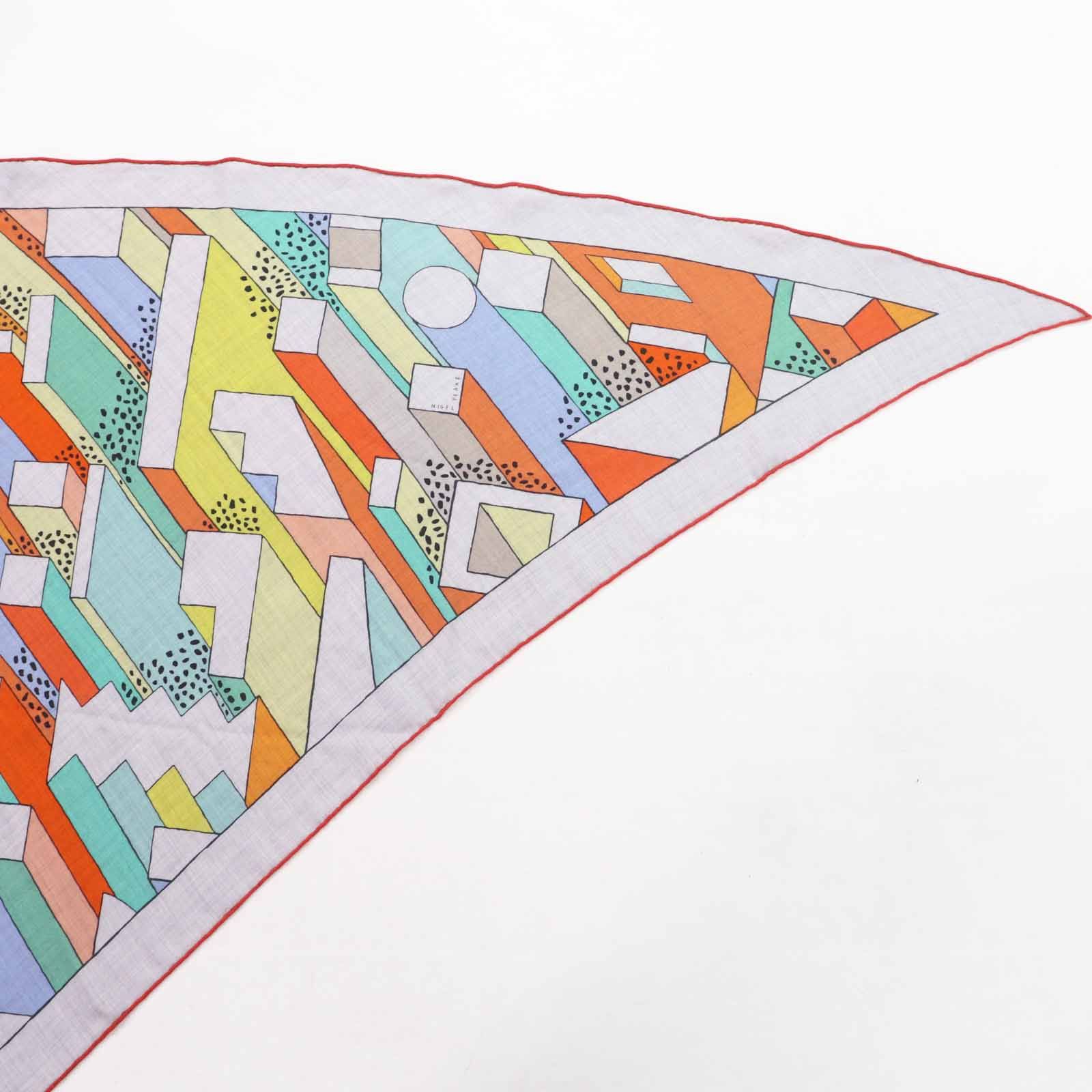 Hermes Hermes Hermes ON A SUMMER DAY Cashmere Silk Scarf Others Shawl DUTY FREE for USA Size ONE SIZE - 4 Thumbnail