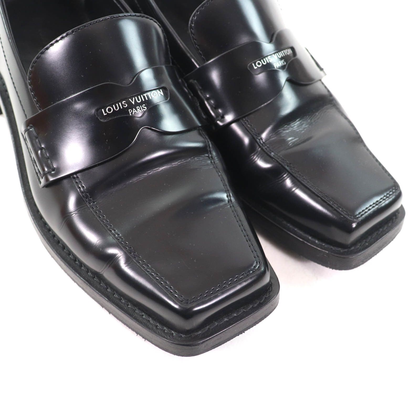 Louis Vuitton Louis Vuitton Louis Vuitton Square toe leather loafers Leather Shoes DUTY FREE for USA Size ONE SIZE - 8 Thumbnail