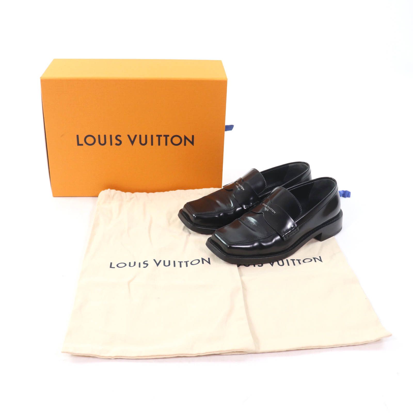 Louis Vuitton Louis Vuitton Louis Vuitton Square toe leather loafers Leather Shoes DUTY FREE for USA Size ONE SIZE - 2 Thumbnail