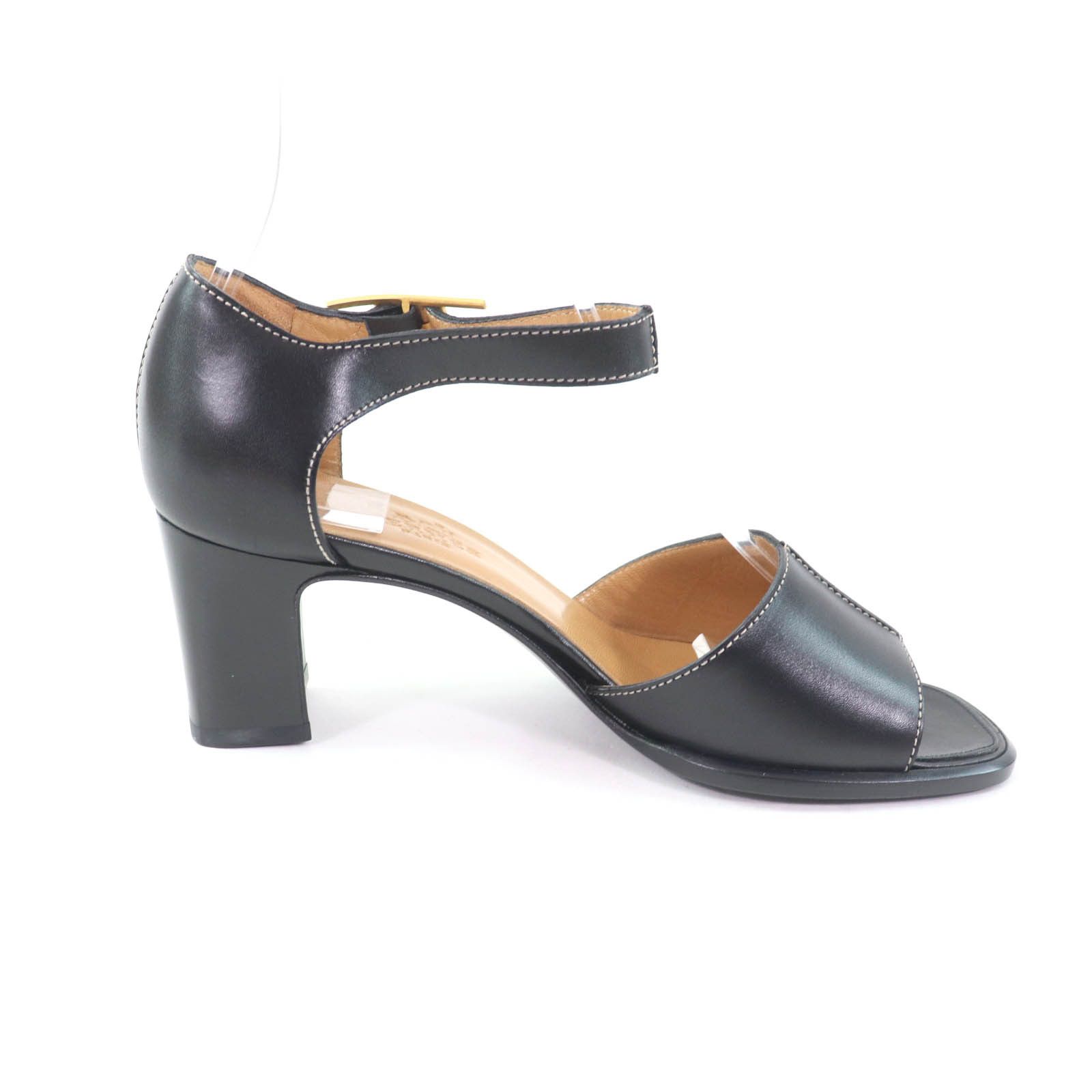 Hermes Hermes Hermes Ankle strap API Metal Leather Sandals Leather Shoes Size ONE SIZE - 6 Thumbnail