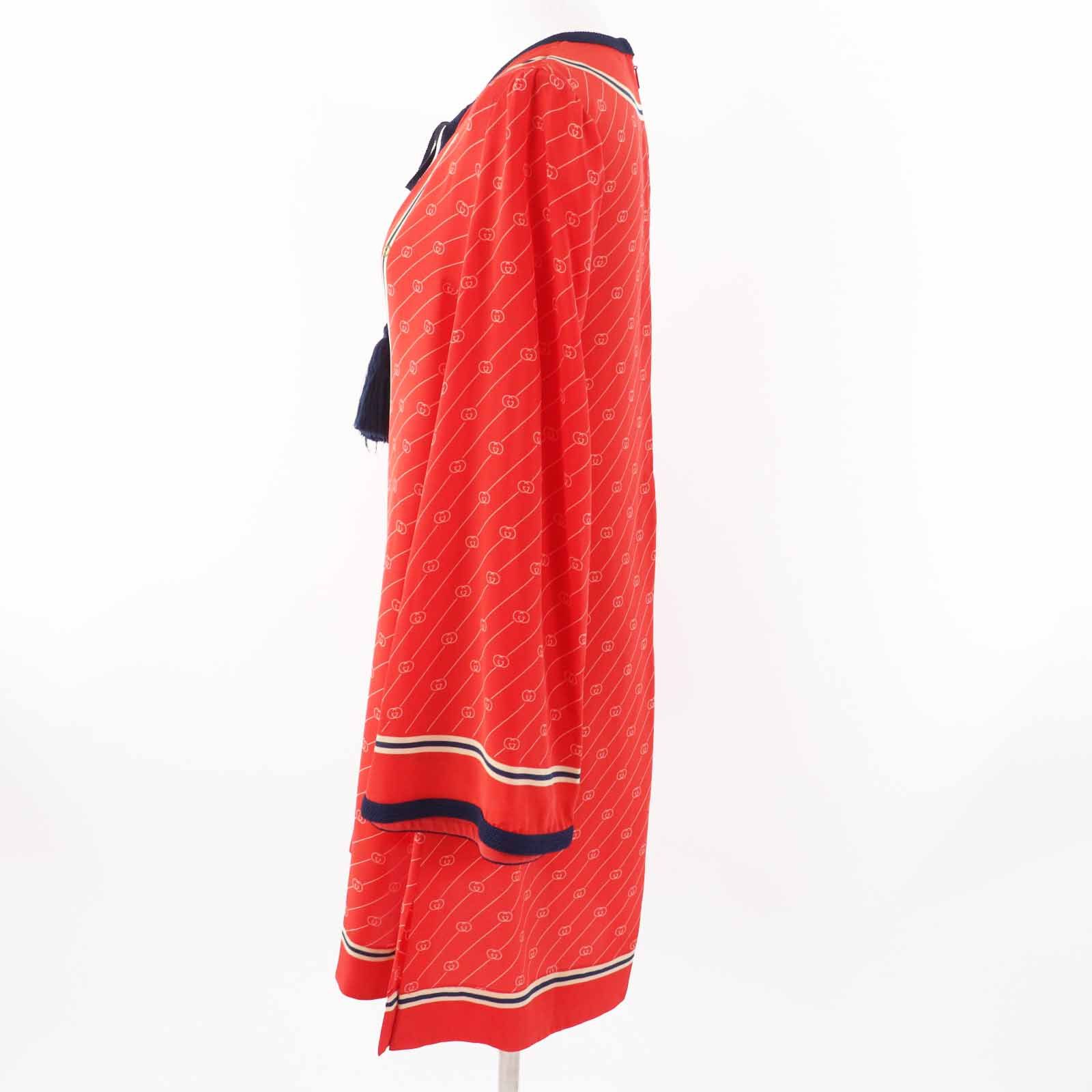 Gucci Gucci Gucci GG diagonal silk tunic Others Tops 661958 Size ONE SIZE - 3 Thumbnail
