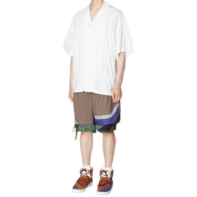 Other Other kolor Gather Open Collar Shirt Cotton Shirt Cotton Tops 24SCM-B05112 Size ONE SIZE - 3 Thumbnail
