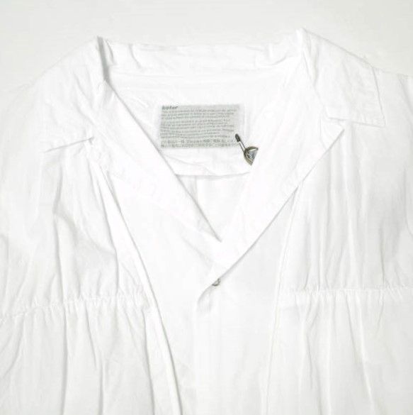 Other Other kolor Gather Open Collar Shirt Cotton Shirt Cotton Tops 24SCM-B05112 Size ONE SIZE - 6 Thumbnail