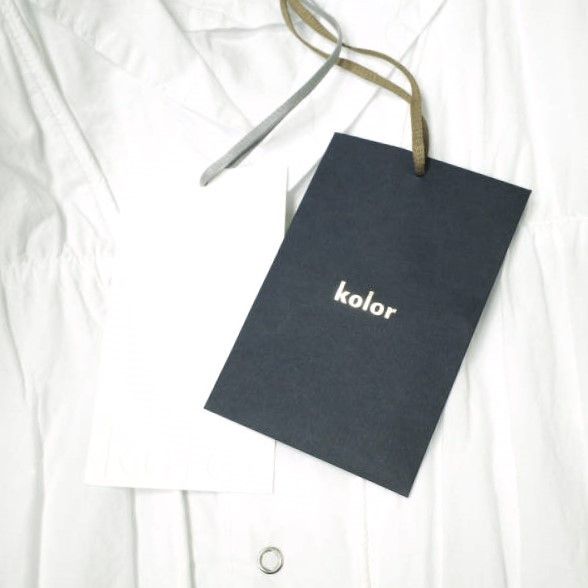 Other Other kolor Gather Open Collar Shirt Cotton Shirt Cotton Tops 24SCM-B05112 Size ONE SIZE - 4 Thumbnail