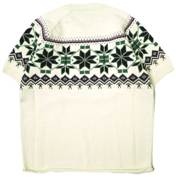 Other Other kolor 24SCM-N02302 Knit Short Sleeve Top Cotton Blend Top Cotton Tops 24SCM-N02302 DUTY FREE for USA Size ONE SIZE - 2 Thumbnail